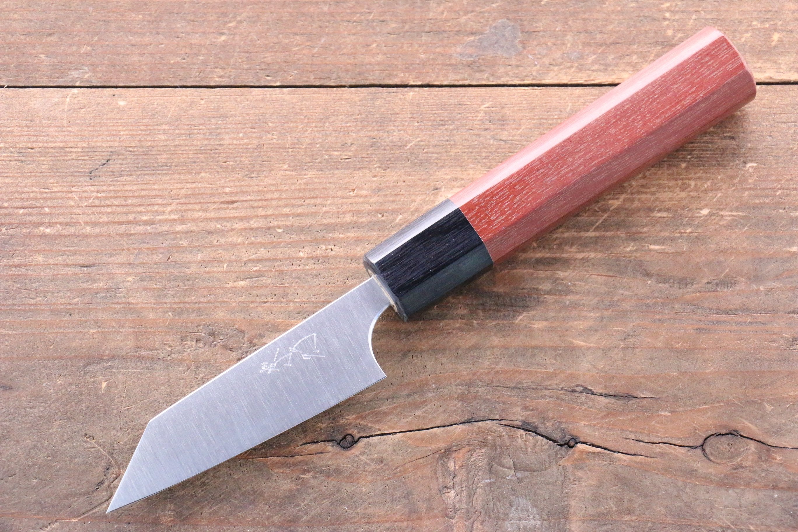 Shibata Takayuki Koutetsu SG2 Petty-Utility 80mm Jarrah Handle - Japanny - Best Japanese Knife
