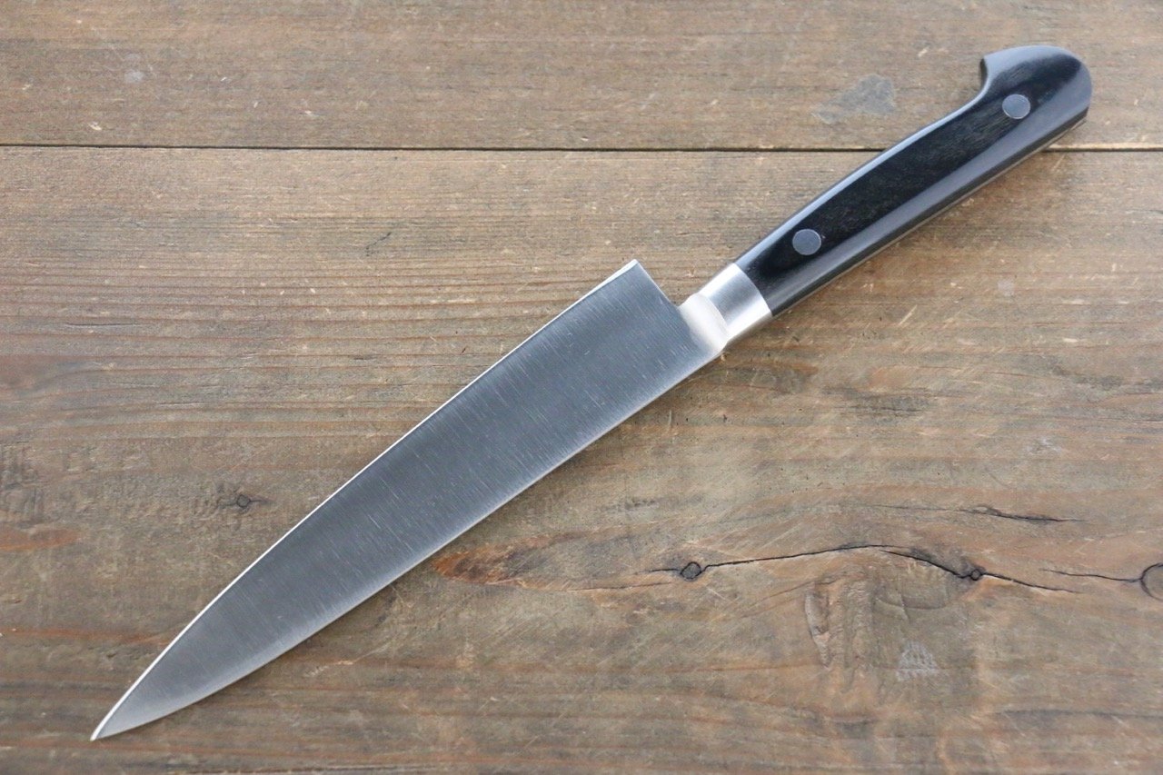 Iseya Molybdenum Petty-Utility 150mm Black Pakka wood Handle - Japanny - Best Japanese Knife