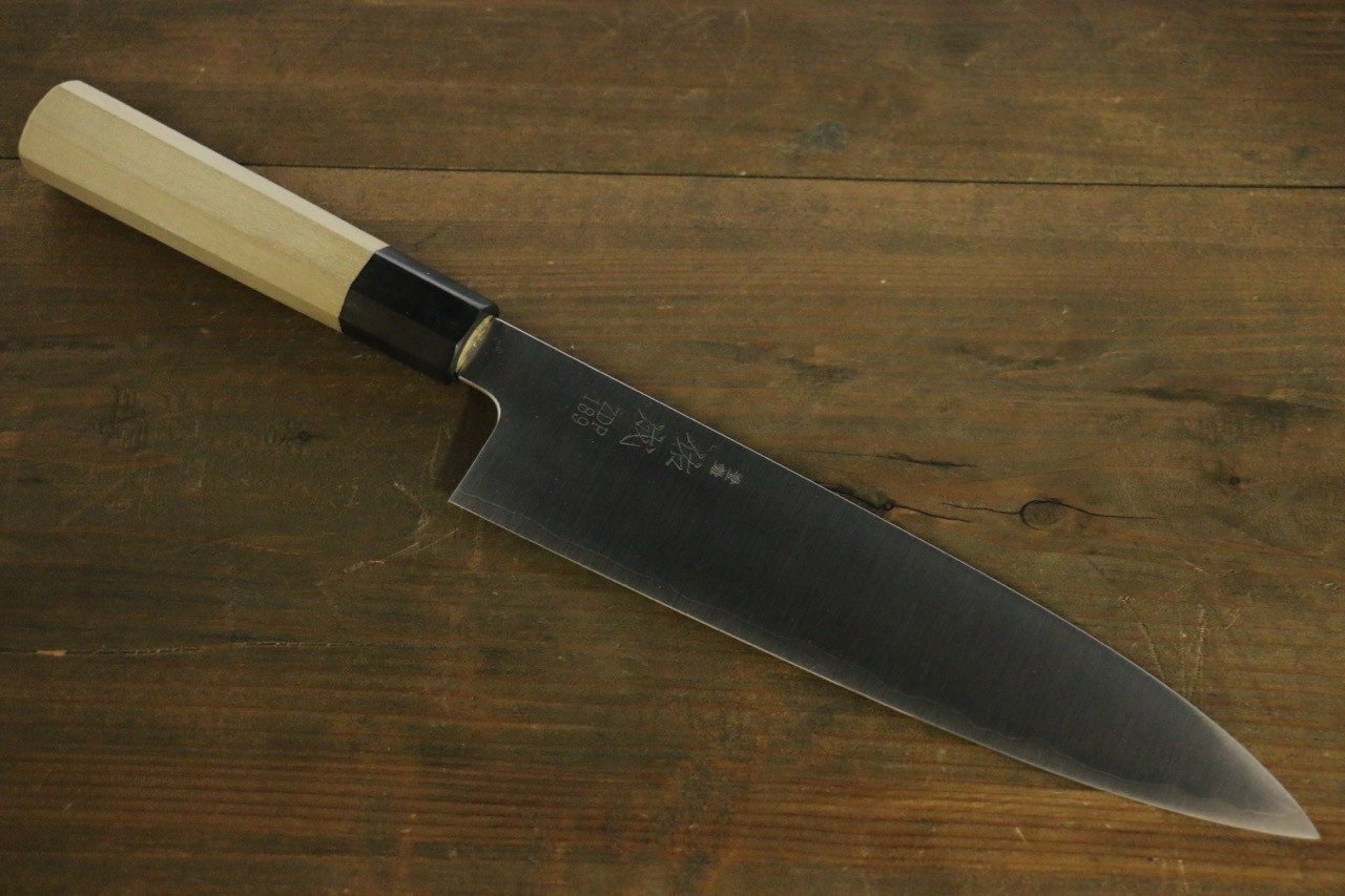 Sukenari ZDP189 3 Layer Gyuto 240mm Magnolia Handle - Japanny - Best Japanese Knife
