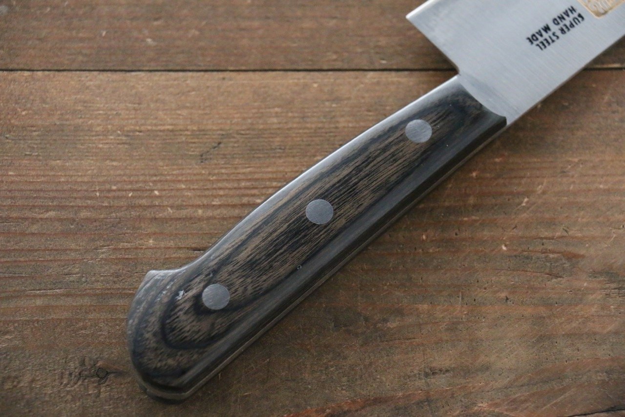 Iseya Molybdenum Gyuto 180mm Black Pakka wood Handle - Japanny - Best Japanese Knife