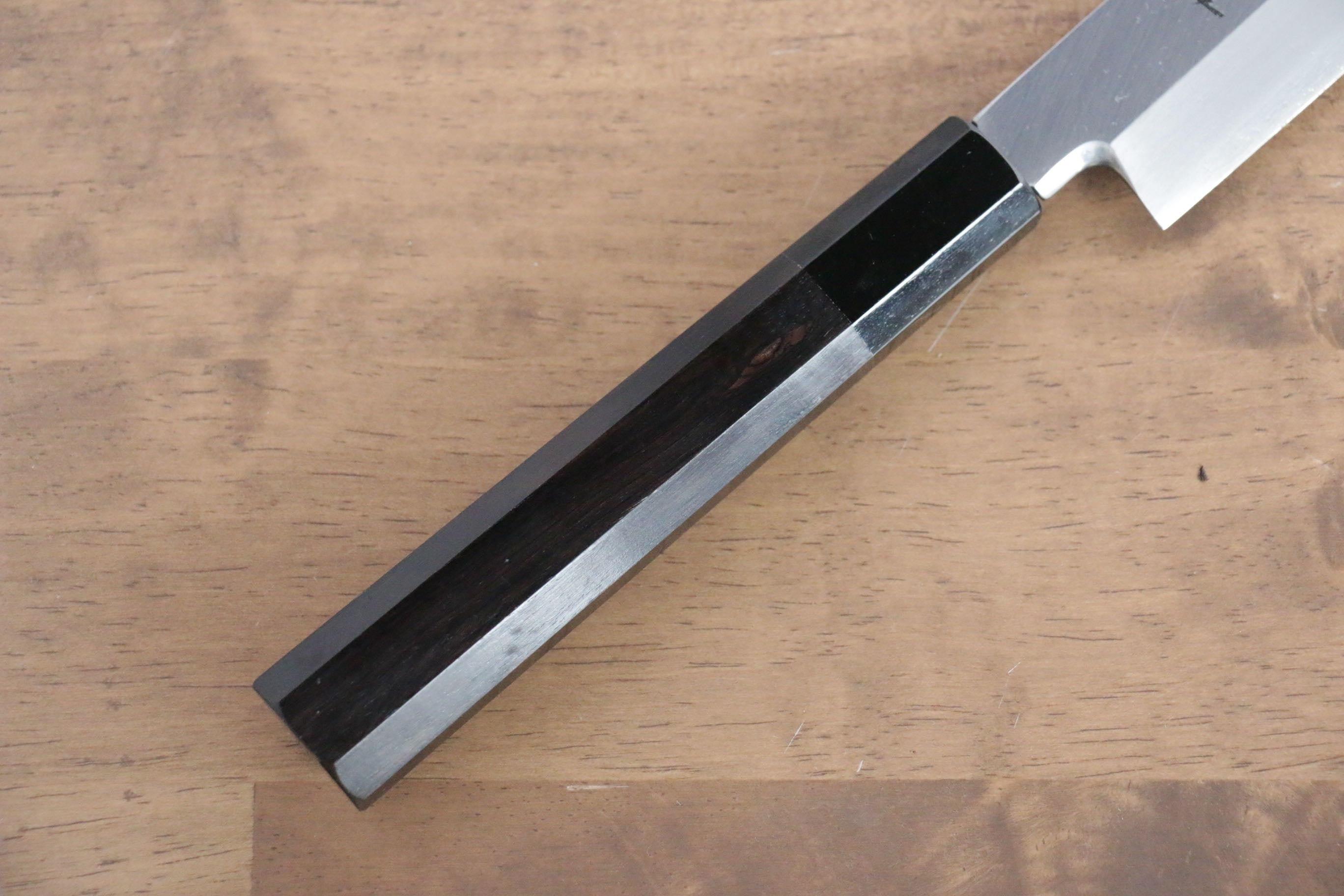 Sakai Takayuki Chef Series Silver Steel No.3 Yanagiba 270mm Ebony Wood Handle with Persimmon Sheath - Japanny - Best Japanese Knife