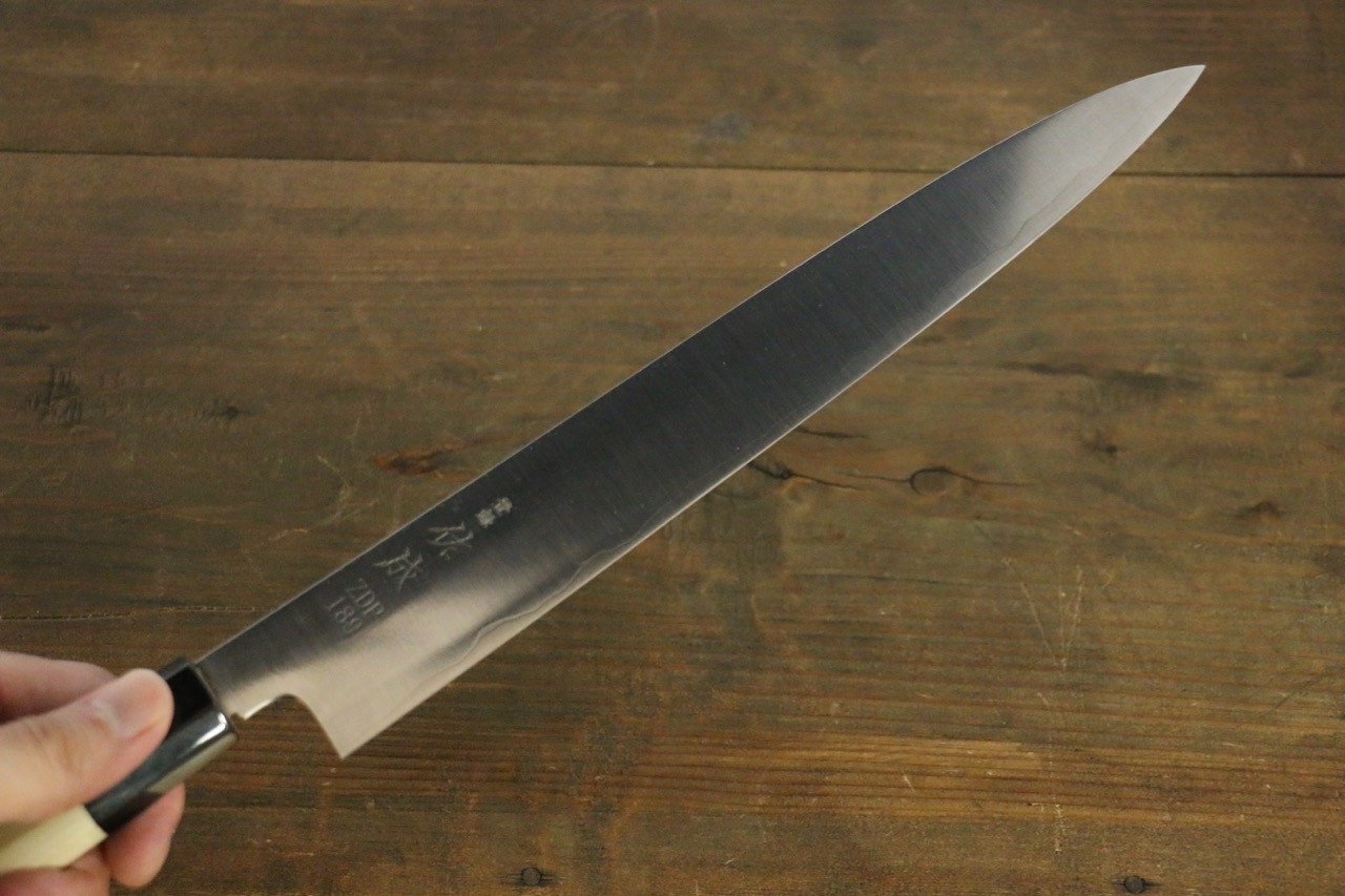 Sukenari ZDP189 3 Layer Sujihiki 270mm Magnolia Handle - Japanny - Best Japanese Knife