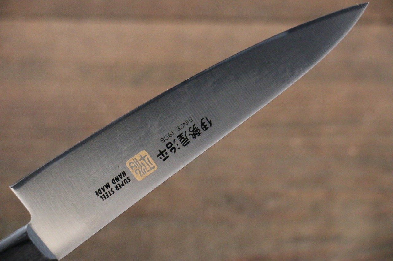 Iseya Molybdenum Petty-Utility 120mm Black Pakka wood Handle - Japanny - Best Japanese Knife