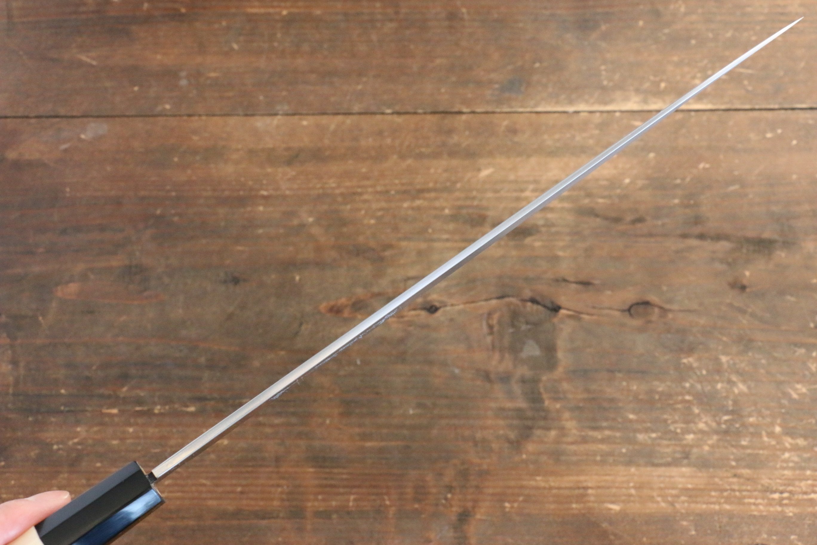 Sakai Takayuki Chef Series Silver Steel No.3 Fuguhiki 270mm Magnolia Handle - Japanny - Best Japanese Knife