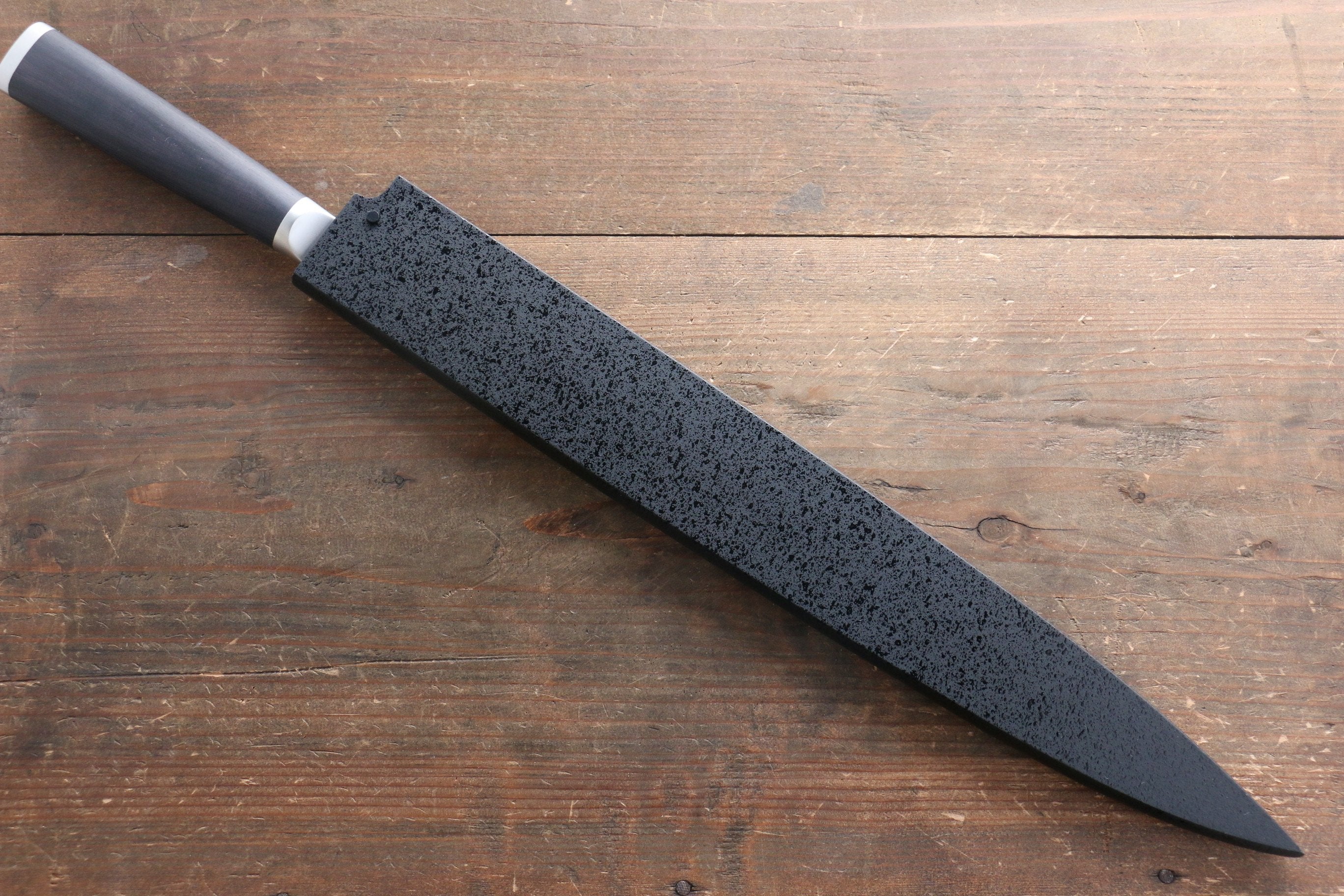 Kuroishime Saya Sheath for Yanagiba Sashimi Knife with Plywood Pin - 330mm - Japanny - Best Japanese Knife