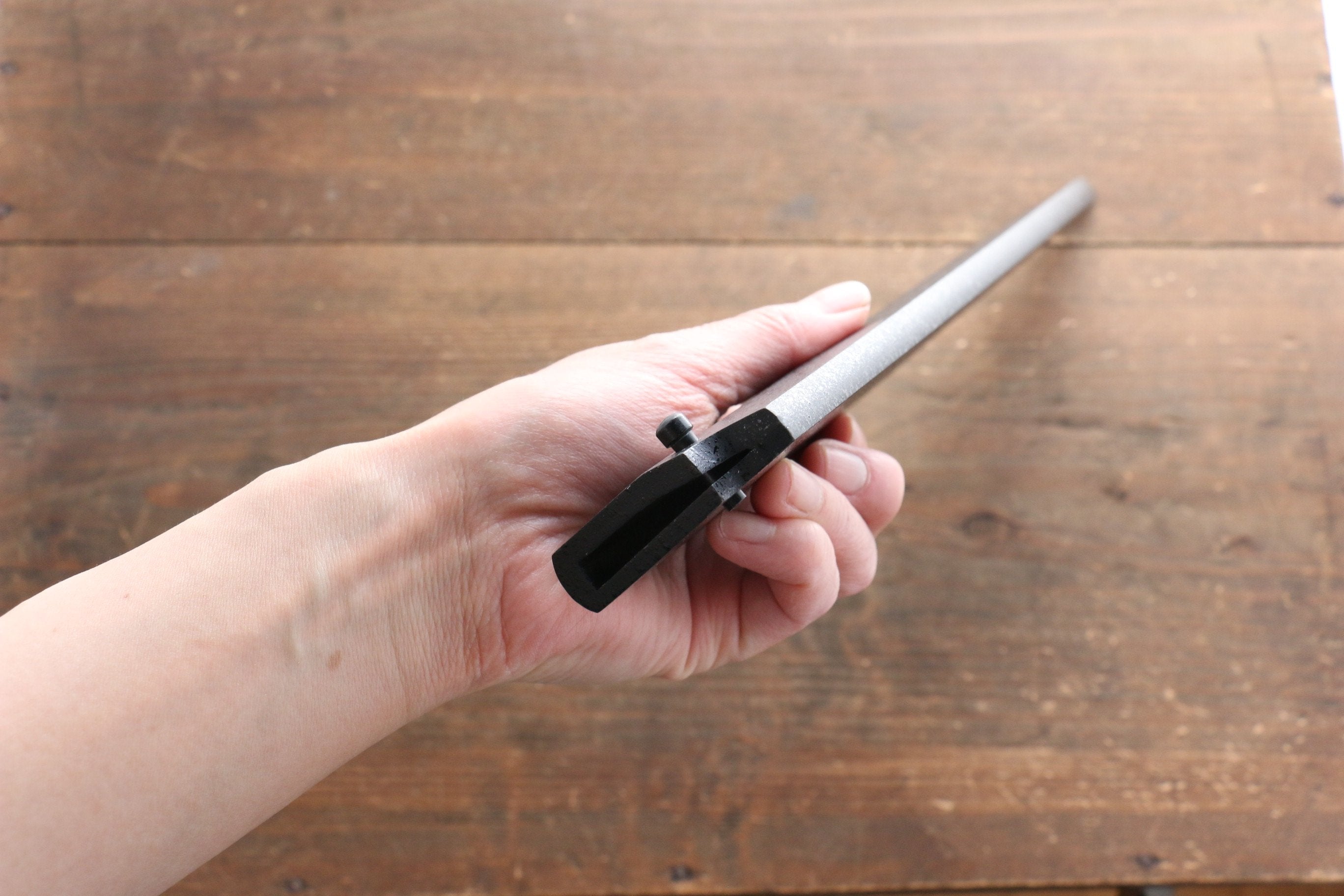 Kuroishime Saya Sheath for Yanagiba Sashimi Knife with Plywood Pin - 330mm - Japanny - Best Japanese Knife