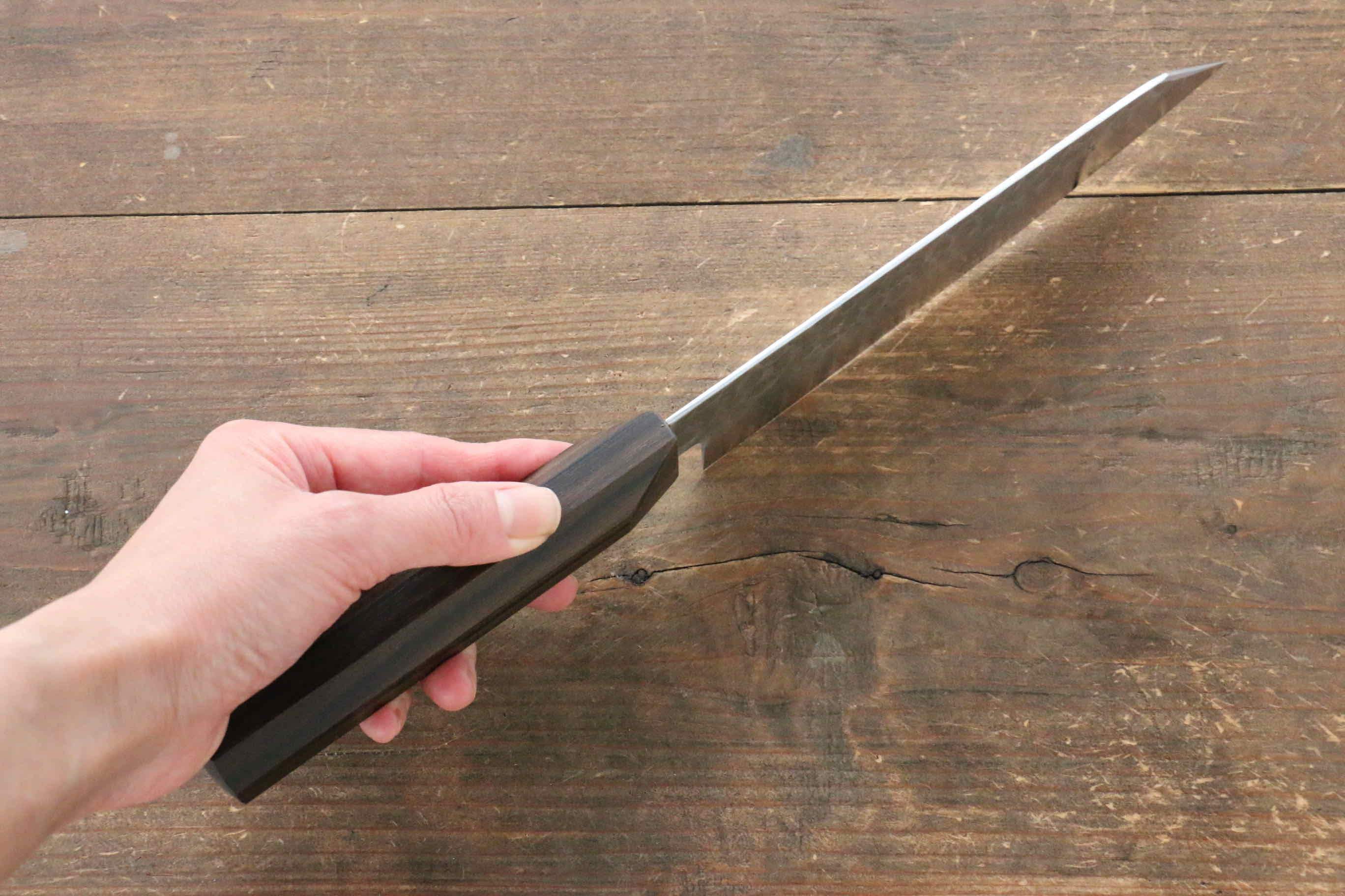 Jikko VG10 17 Layer Gyuto 170mm Ebony Wood Handle - Japanny - Best Japanese Knife