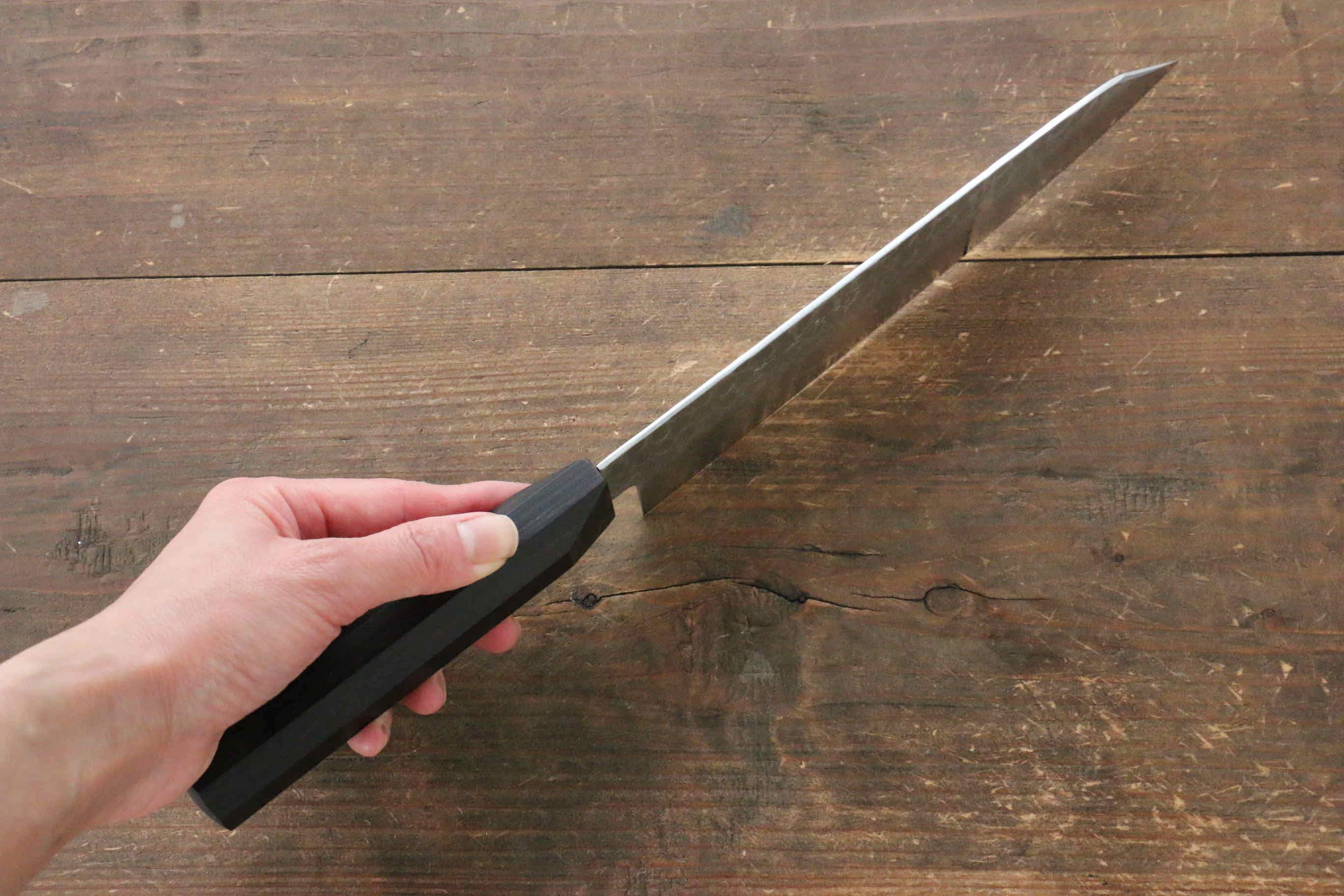 Jikko VG10 17 Layer Gyuto 200mm Ebony Wood Handle - Japanny - Best Japanese Knife