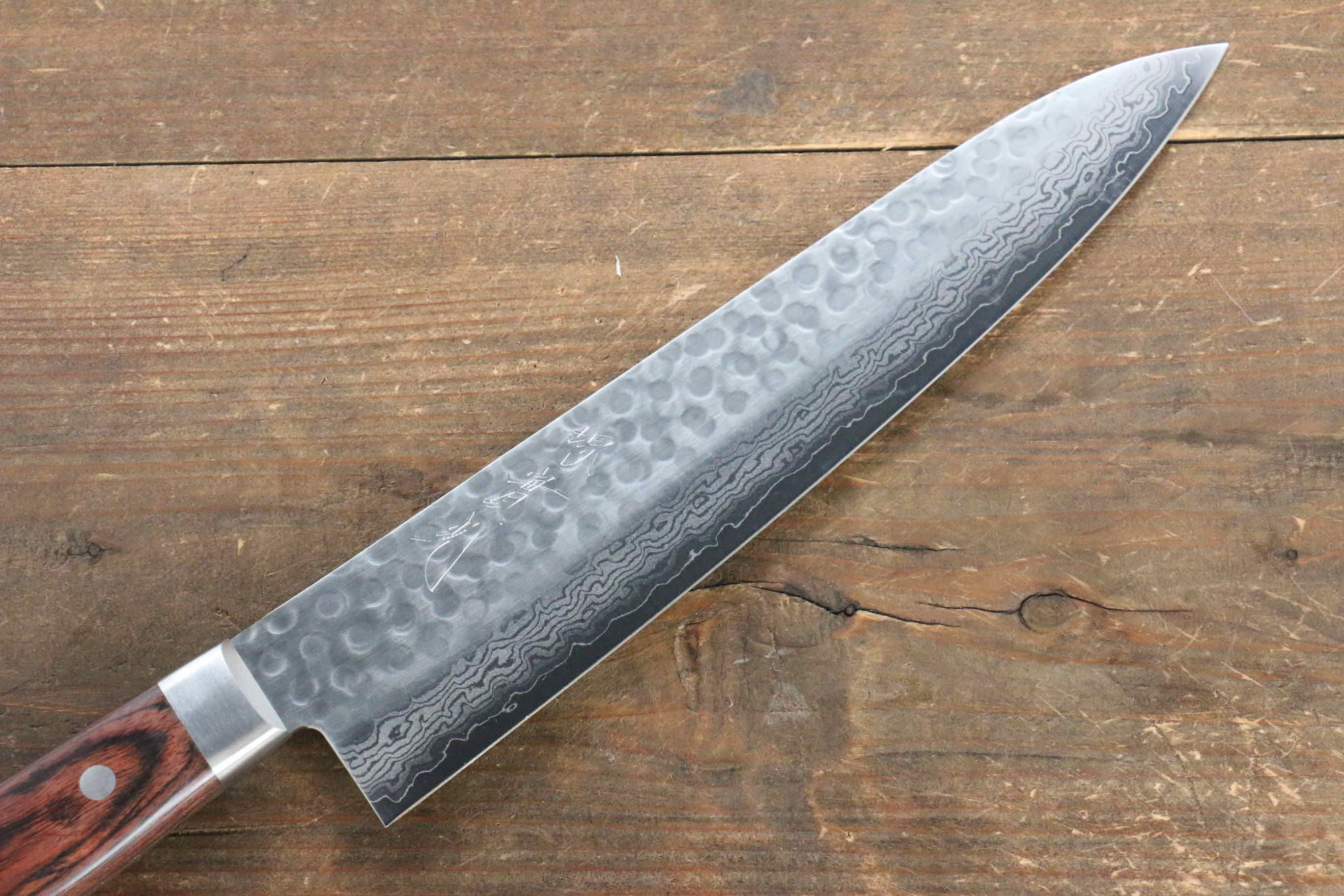 Jikko VG10 17 Layer Gyuto 240mm Mahogany Handle - Japanny - Best Japanese Knife