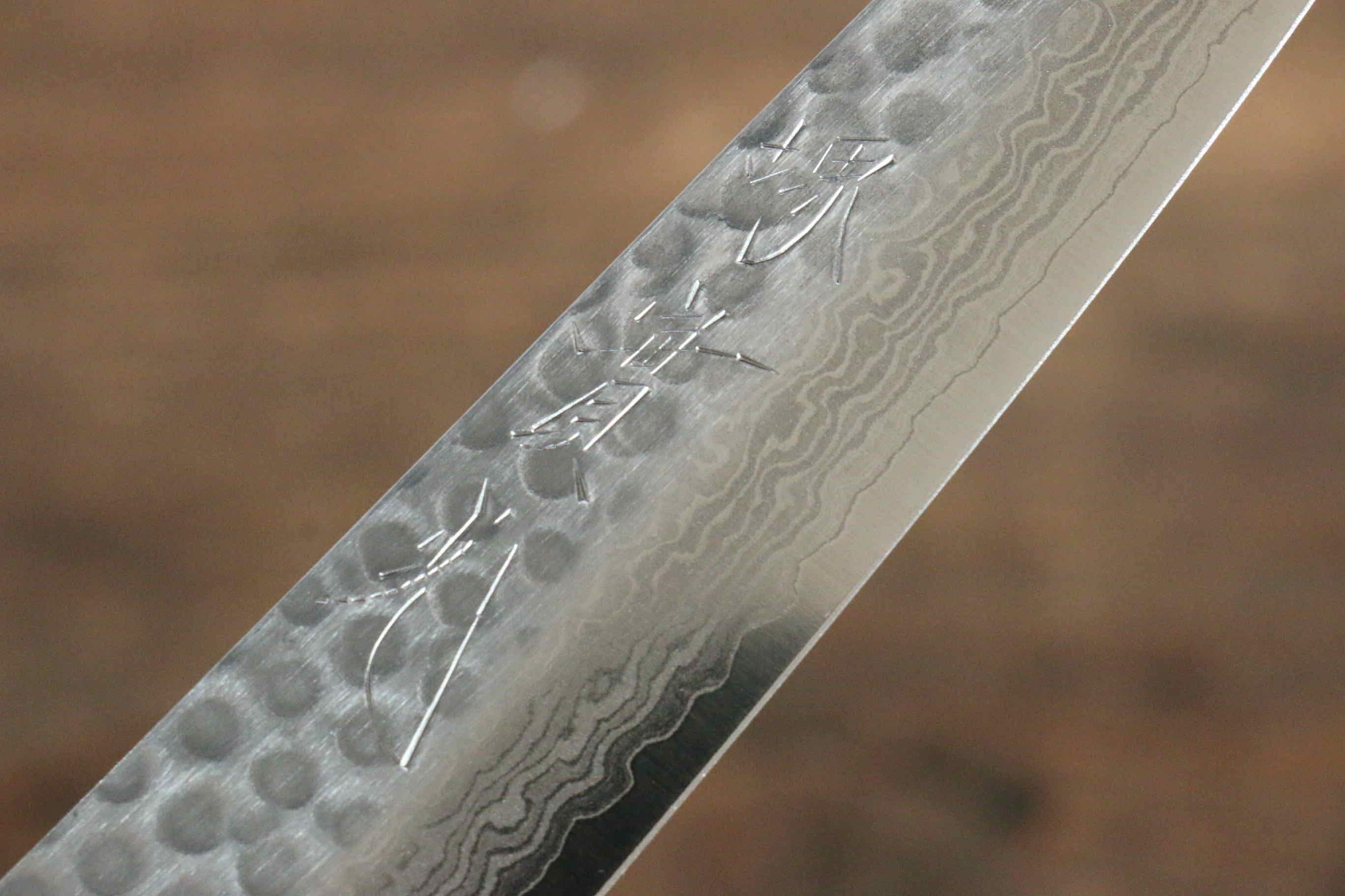 Jikko VG10 17 Layer Petty-Utility 135mm Mahogany Handle - Japanny - Best Japanese Knife