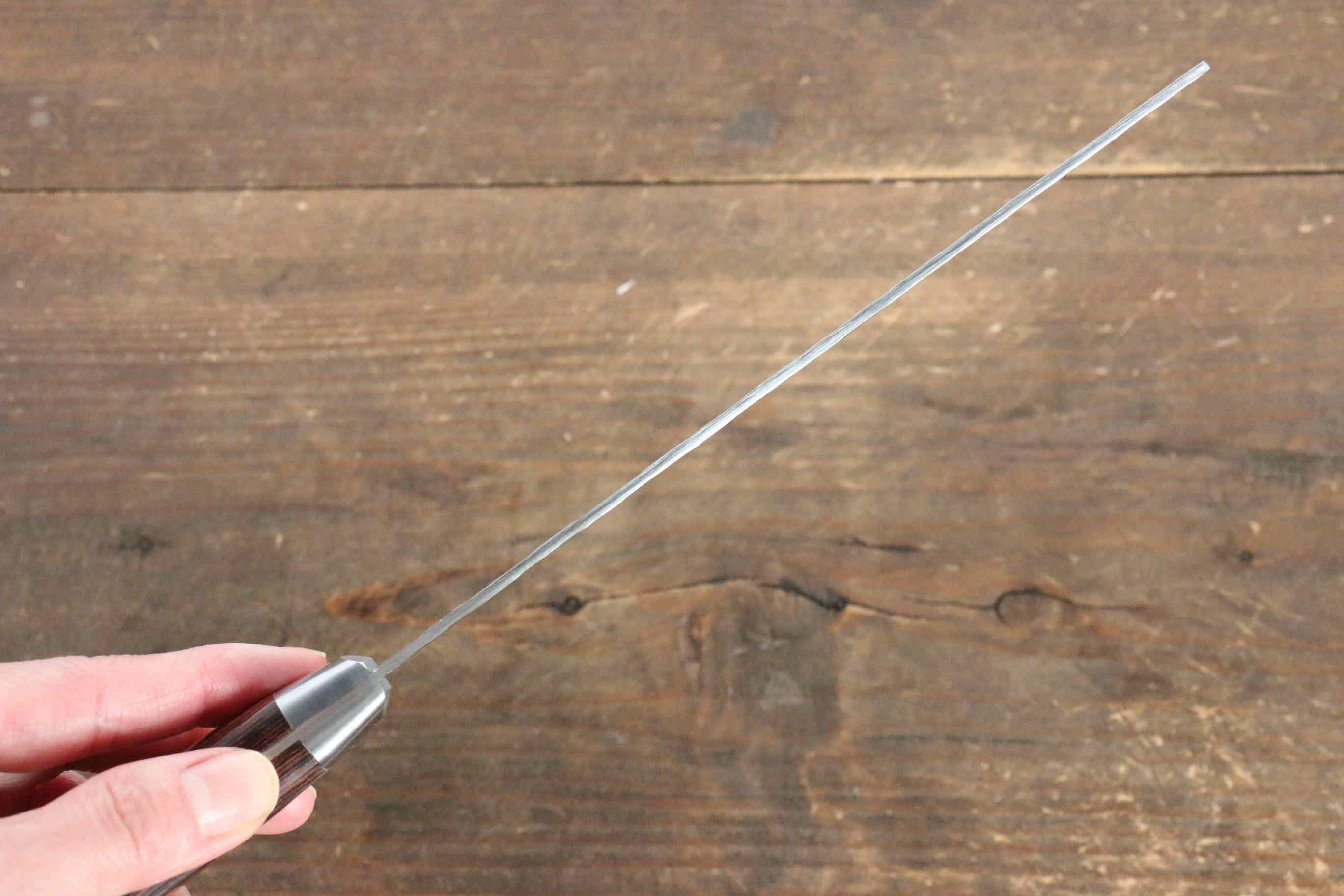 Jikko VG10 17 Layer Nakiri 160mm Mahogany Handle - Japanny - Best Japanese Knife