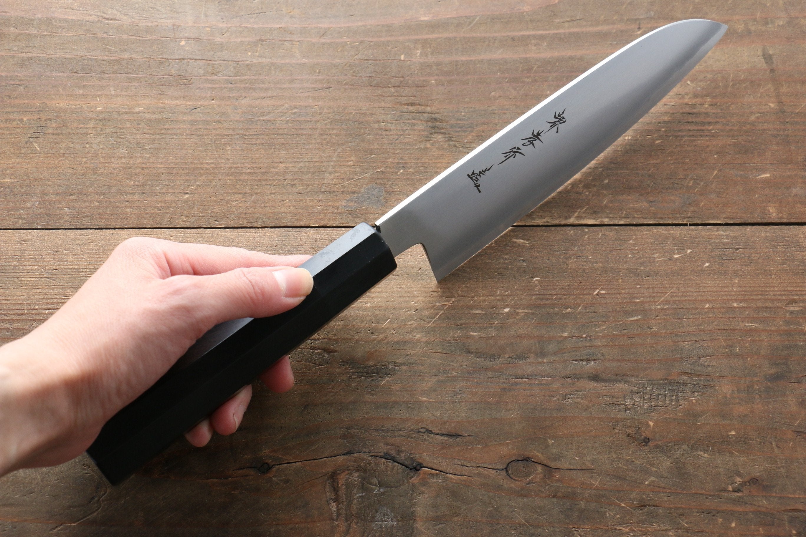 Sakai Takayuki Silver Steel No.3 Santoku 180mm - Japanny - Best Japanese Knife