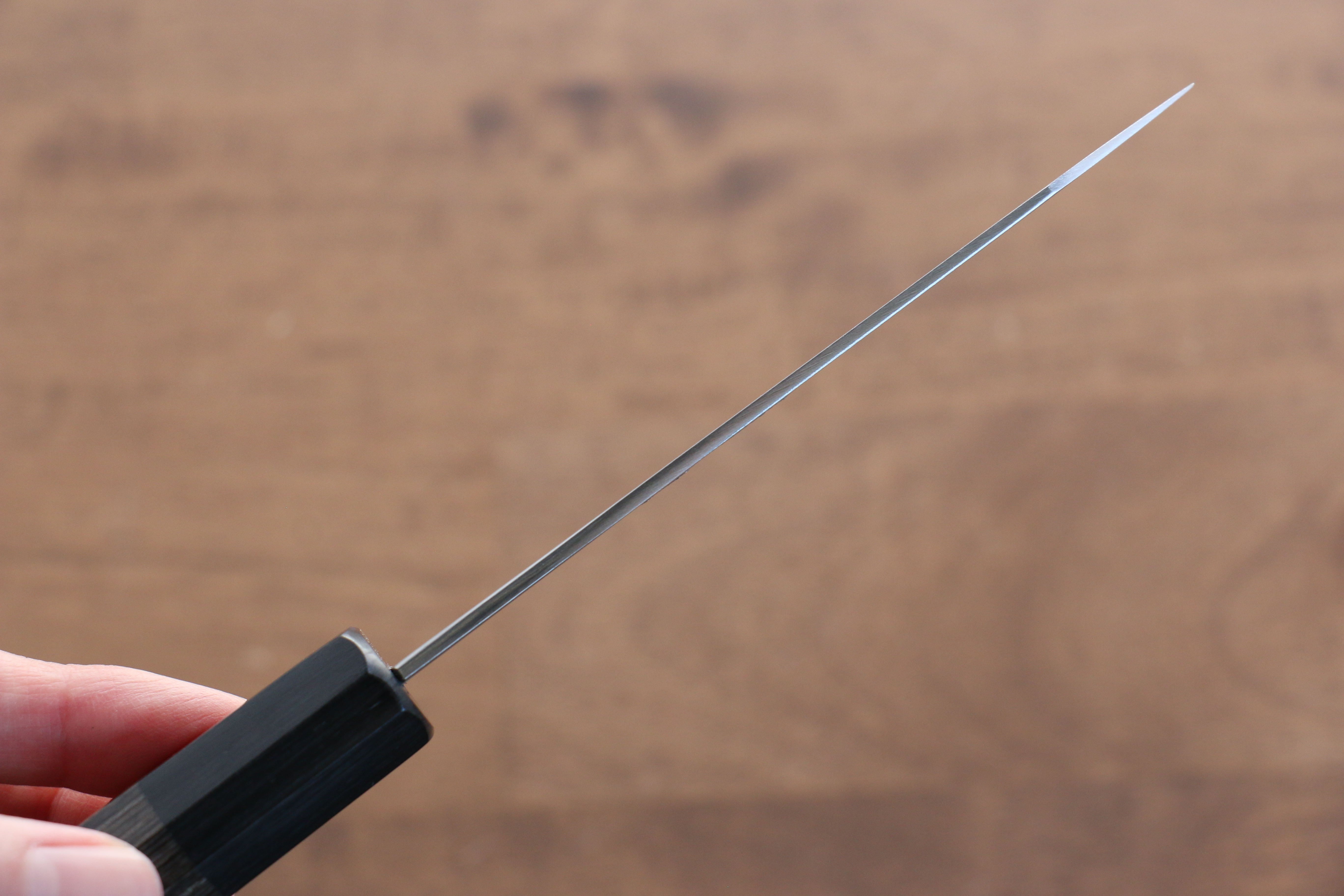 Seisuke VG10 33 Layer Damascus Kiritsuke Petty-Utility 105mm Gray Pakka wood Handle - Japanny - Best Japanese Knife