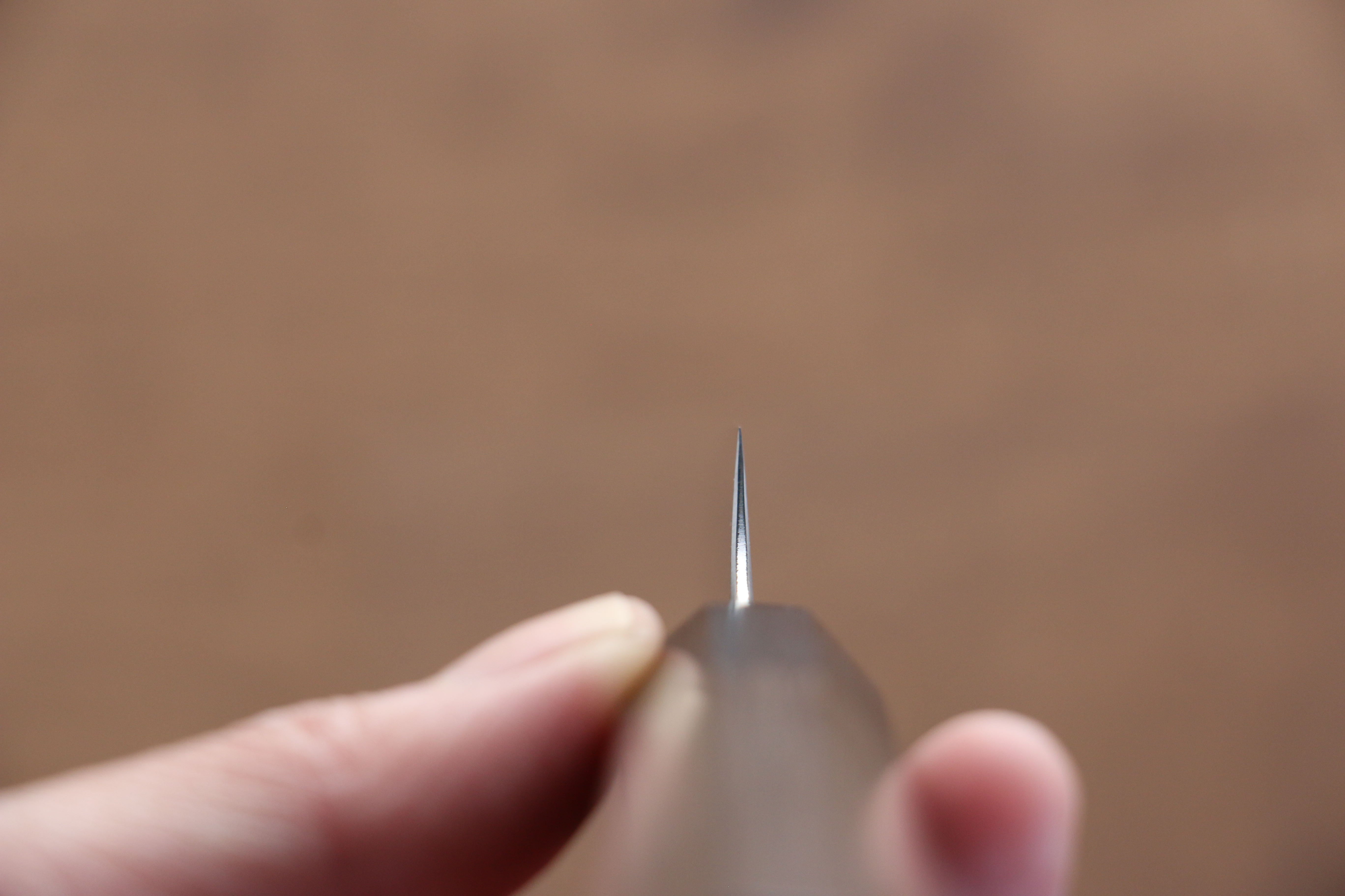 Seisuke VG10 33 Layer Damascus Kiritsuke Petty-Utility 105mm Gray Pakka wood Handle - Japanny - Best Japanese Knife