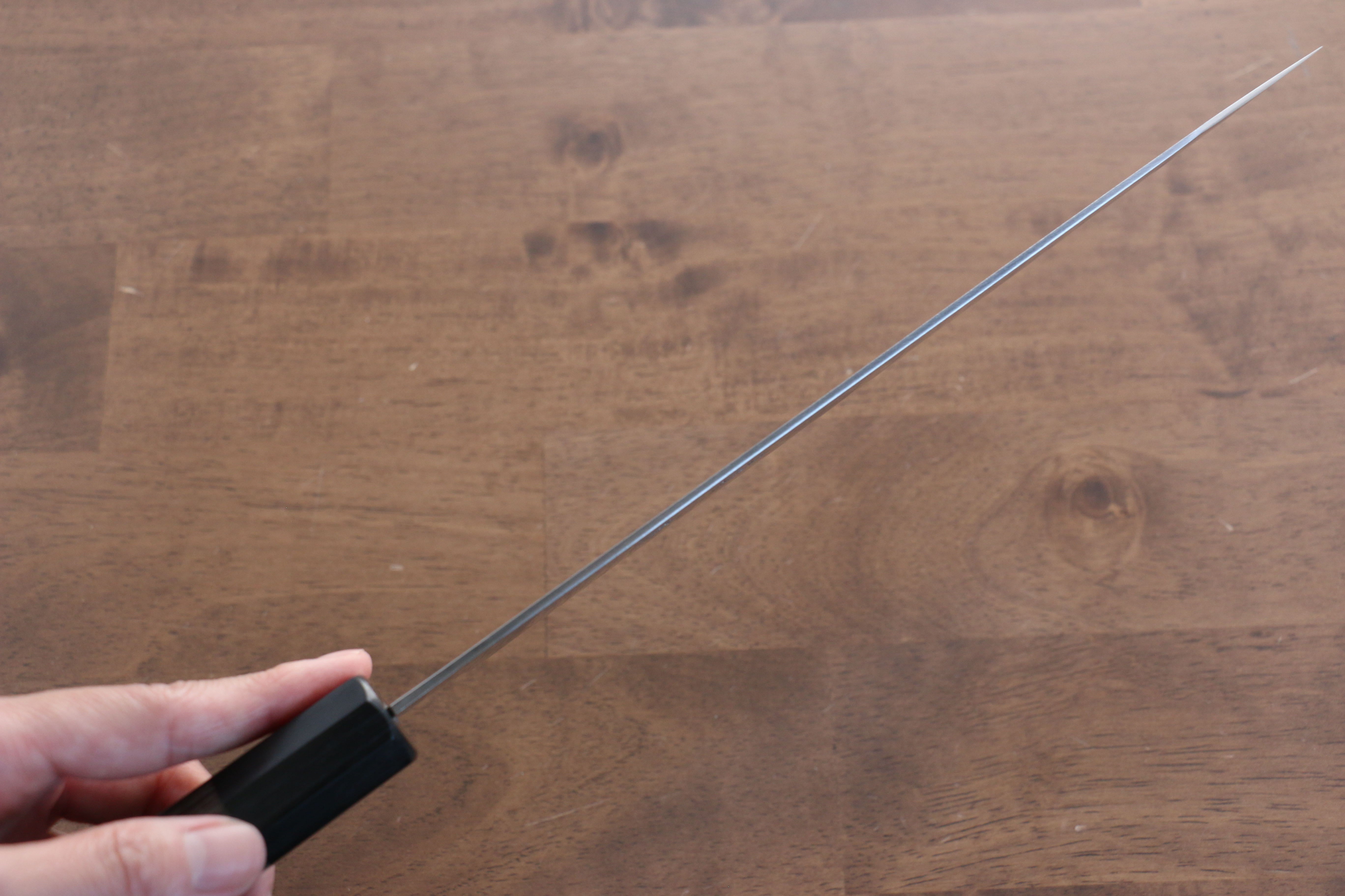 Seisuke VG10 33 Layer Damascus Kiritsuke Gyuto 240mm Gray Pakka wood Handle - Japanny - Best Japanese Knife