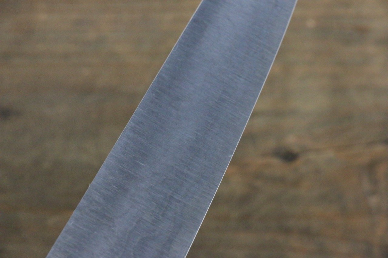 Shungo Ogata White Steel No.2 Damascus Petty-Utility 150mm Shitan Handle - Japanny - Best Japanese Knife