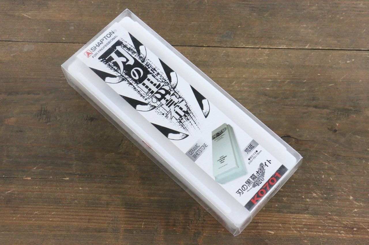 Shapton Kuromaku series Coarsor Sharpening Stone White-#120 - Japanny - Best Japanese Knife