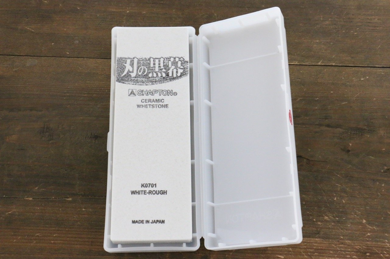 Shapton Kuromaku series Coarsor Sharpening Stone White-#120 - Japanny - Best Japanese Knife