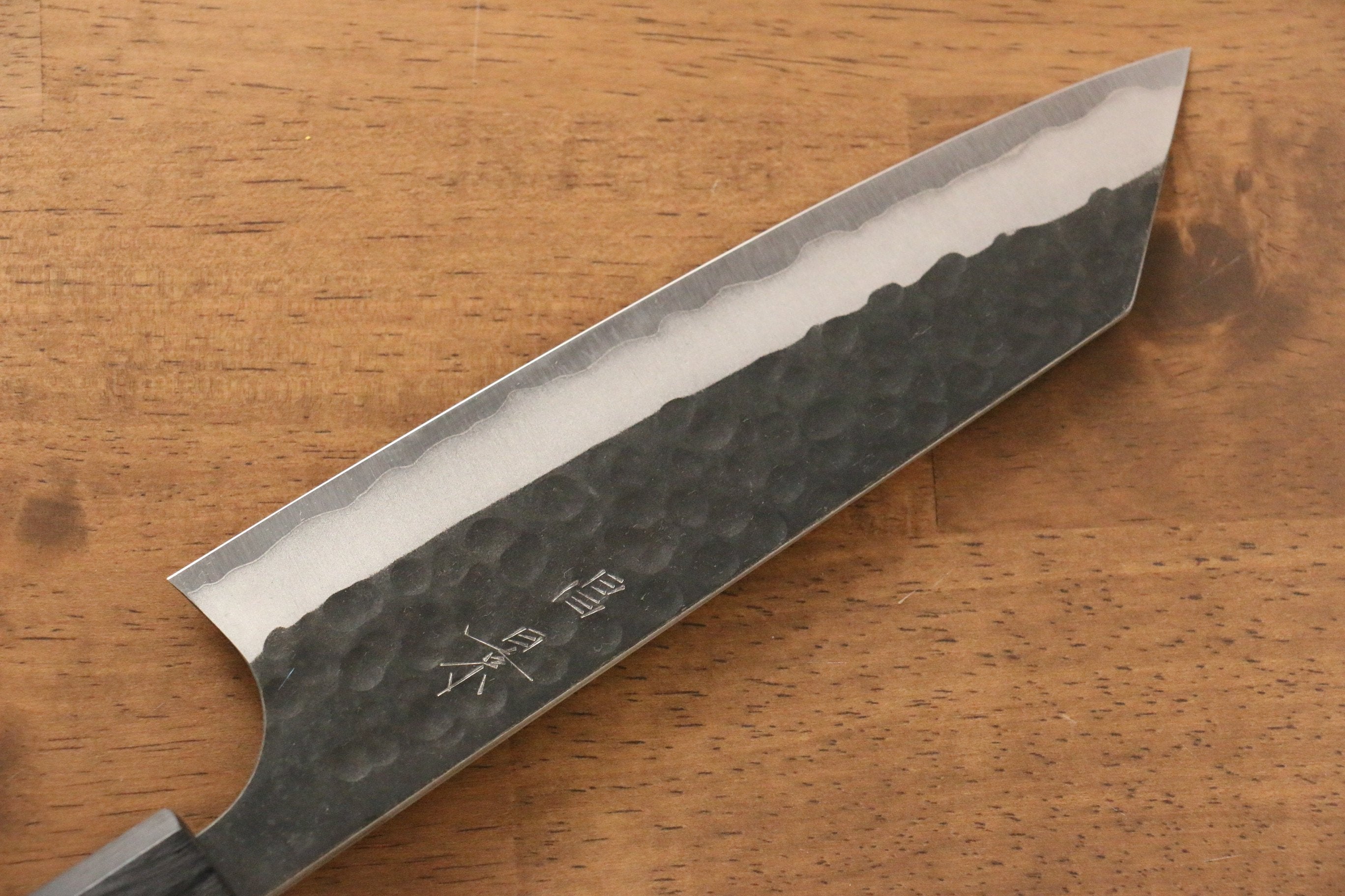 Masakage Koishi Blue Super Black Finished Bunka 165mm American Cherry Handle - Japanny - Best Japanese Knife
