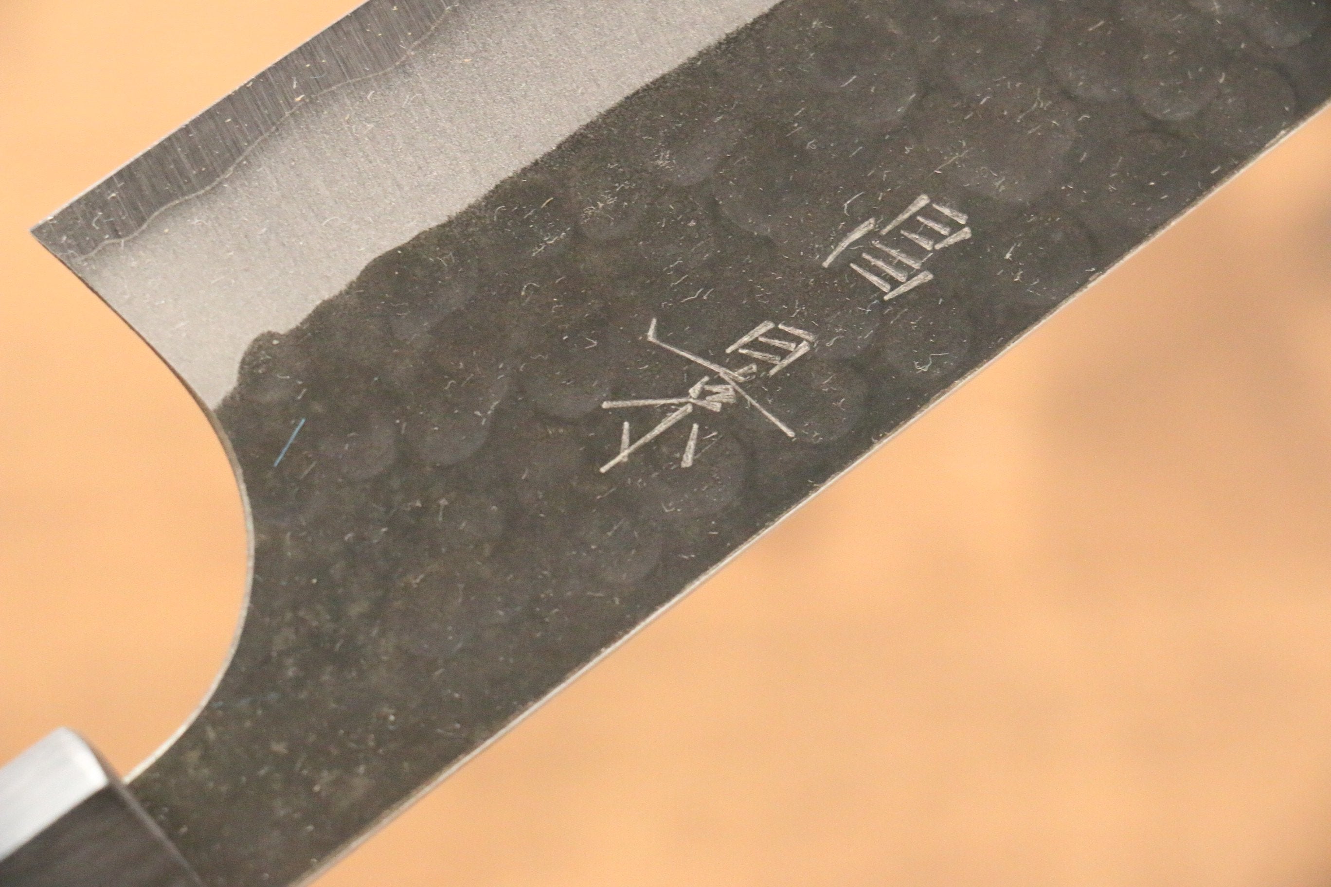 Masakage Koishi Blue Super Black Finished Bunka 165mm American Cherry Handle - Japanny - Best Japanese Knife