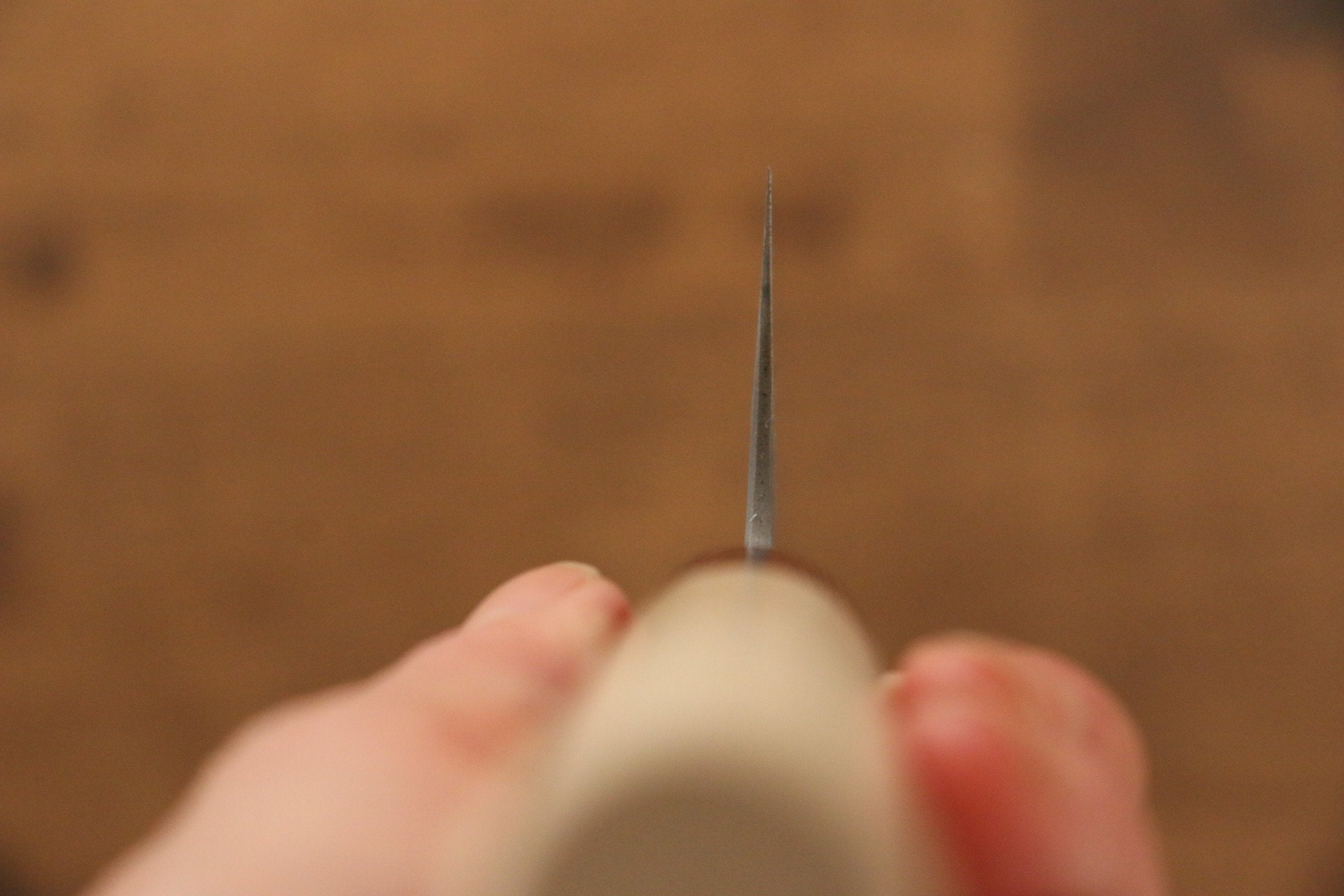 Masakage Yuki White Steel No.2 Nashiji Santoku 165mm Magnolia Handle - Japanny - Best Japanese Knife