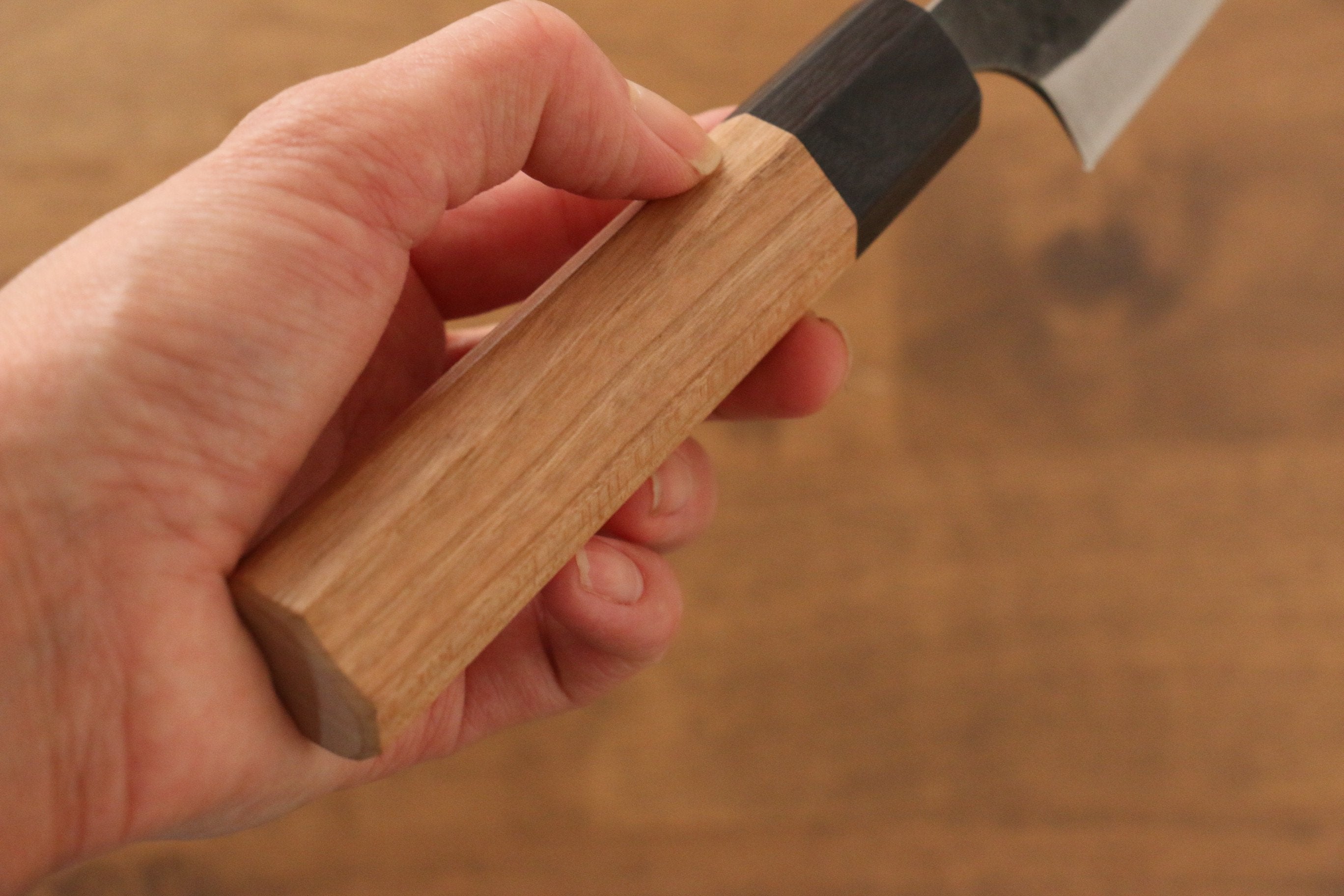 Masakage Koishi Blue Super Black Finished Petty-Utility 120mm American Cherry Handle - Japanny - Best Japanese Knife