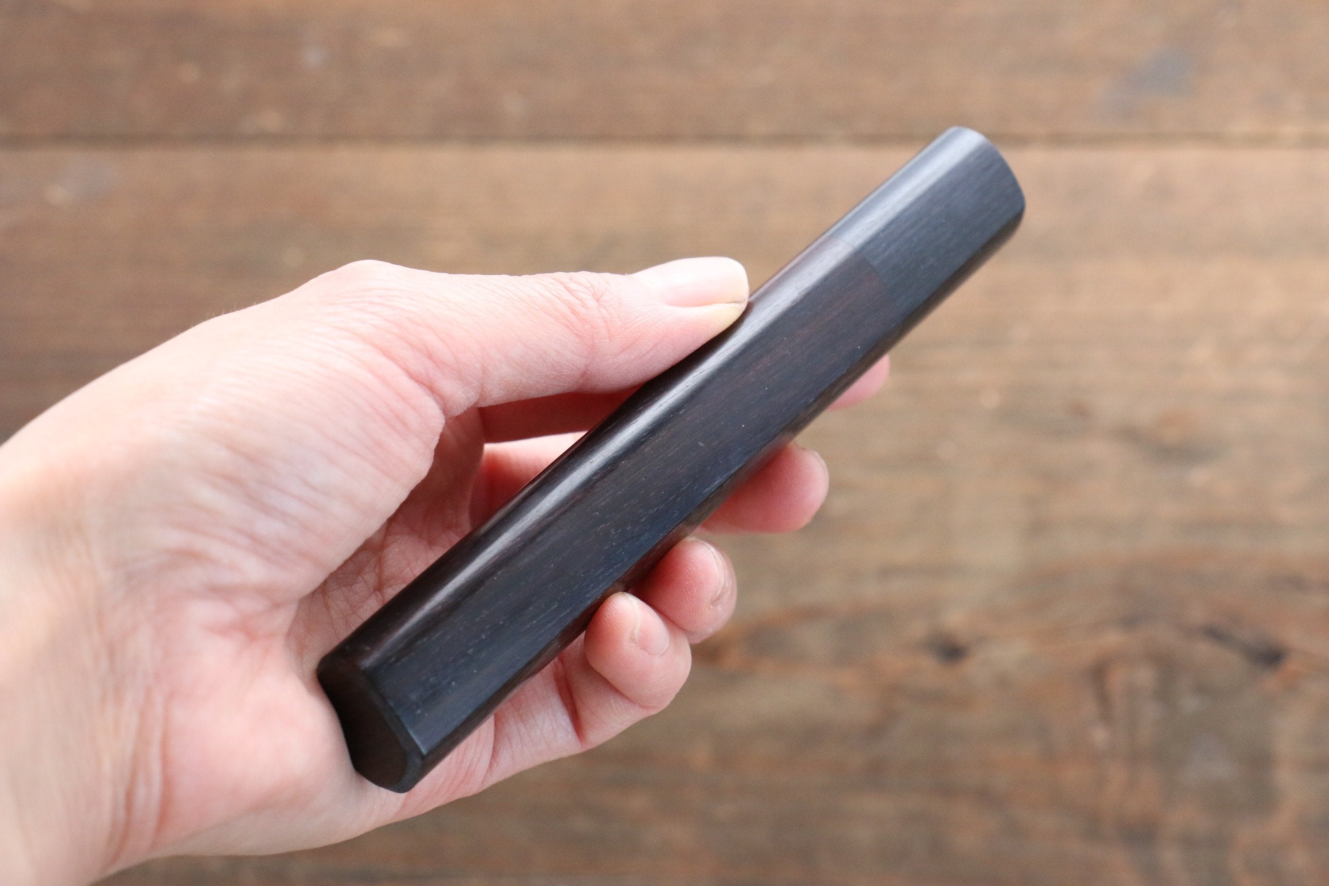 D-shape Shitan Knife Handle for Petty Knife 150mm - Japanny - Best Japanese Knife