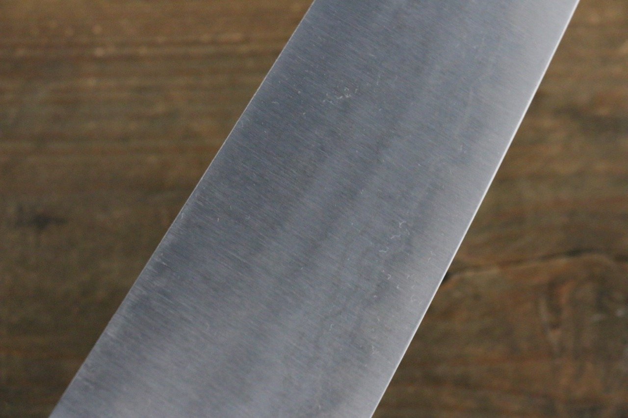 Shungo Ogata White Steel No.2 Damascus Gyuto 240mm Shitan Handle - Japanny - Best Japanese Knife