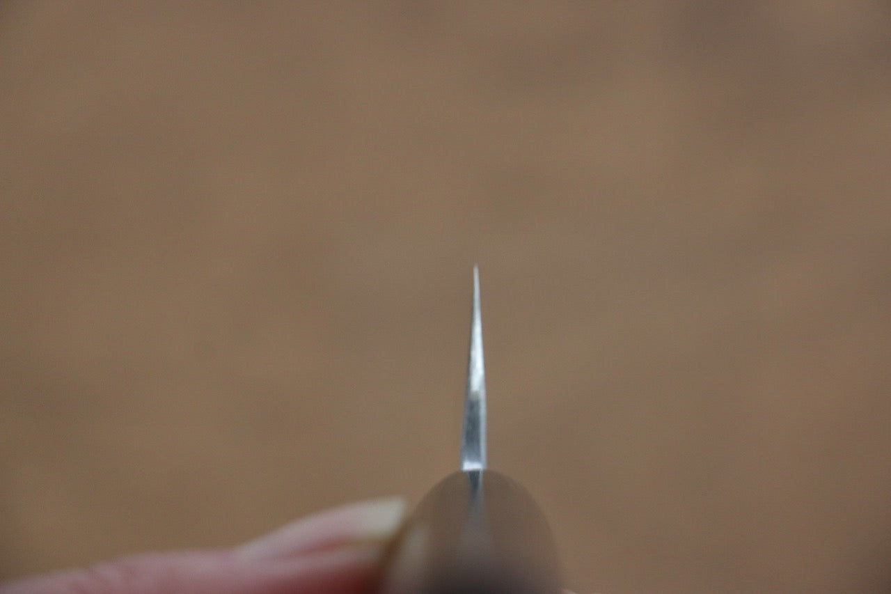 Nao Yamamoto SRS13 Damascus Hammered(Maru) Petty-Utility 160mm Shitan Handle - Japanny - Best Japanese Knife