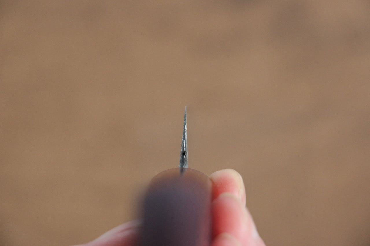 Nao Yamamoto VG10 Damascus Petty-Utility 150mm Red Pakka wood Handle - Japanny - Best Japanese Knife