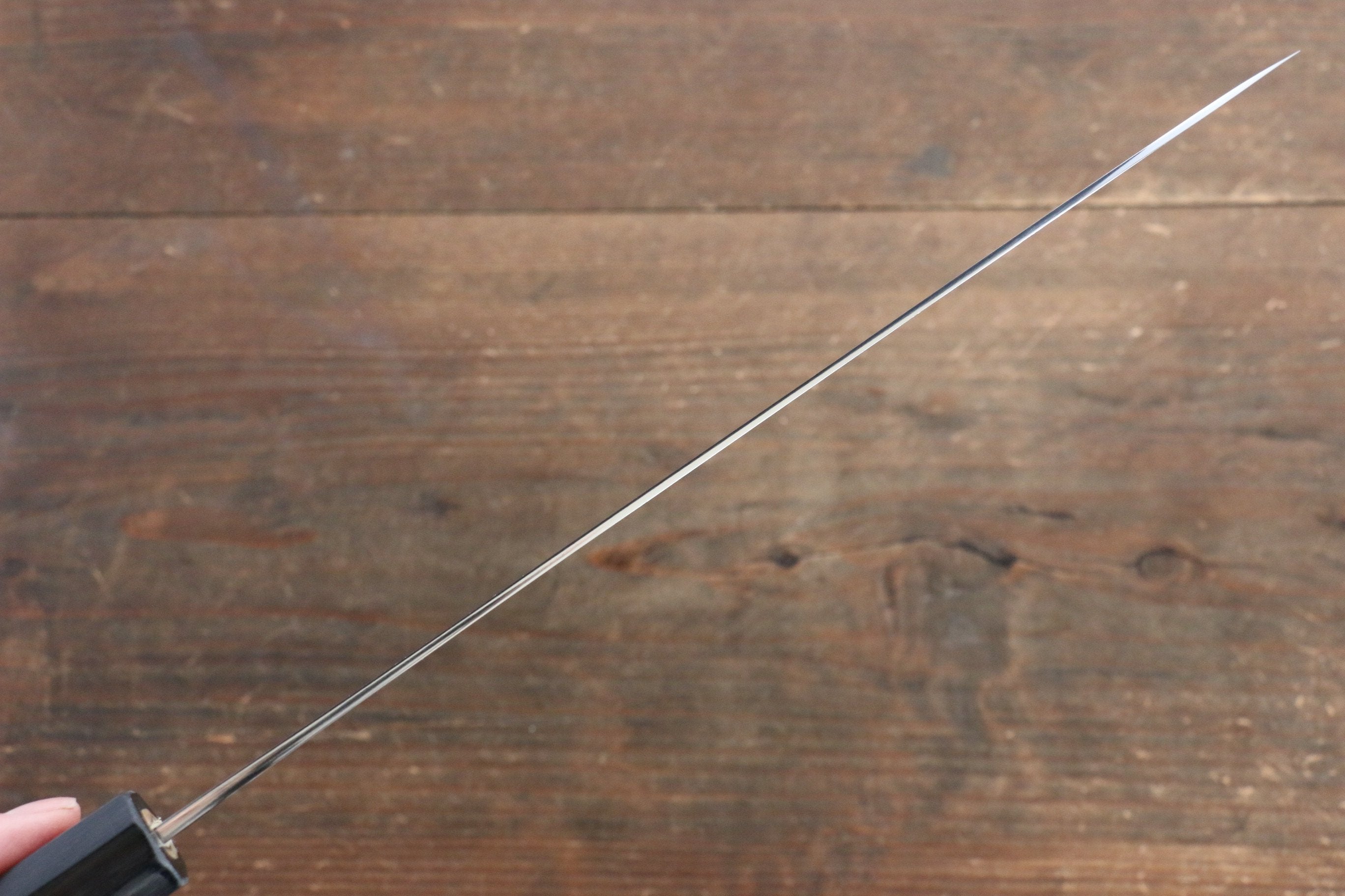 Seisuke White Steel Migaki Finished Gyuto 240mm with Honduras Handle - Japanny - Best Japanese Knife