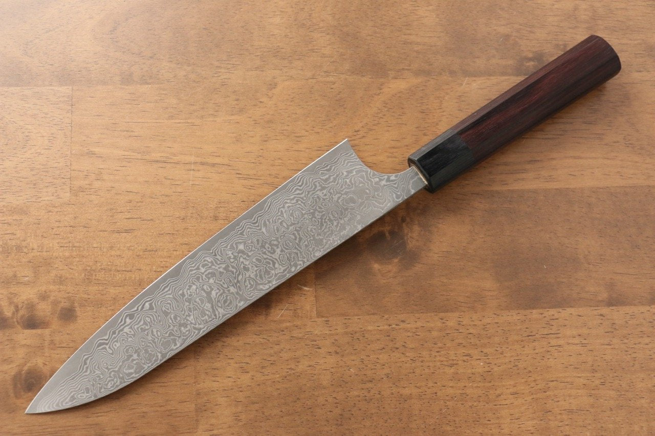 Masakage Kumo VG10 Damascus Gyuto 210mm Shitan Handle - Japanny - Best Japanese Knife