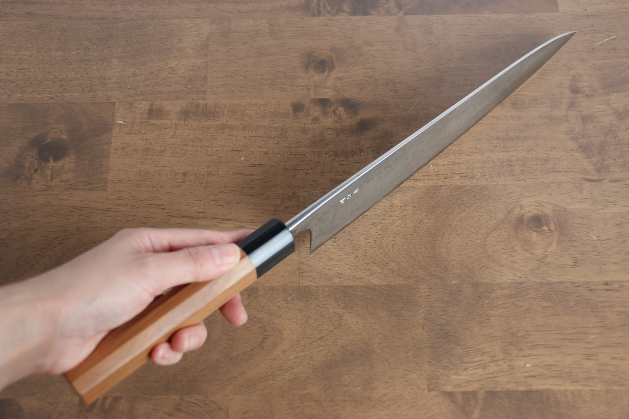 Nao Yamamoto VG10 Damascus Gyuto 240mm Cherry Wood Handle - Japanny - Best Japanese Knife