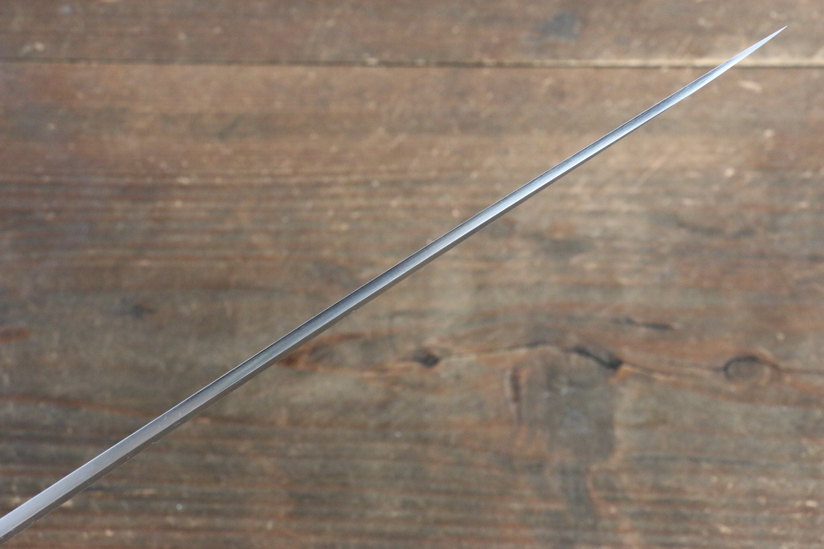 Minamoto Akitada Blue Steel No.1 DX Yanagiba 240mm (Blade only) - Japanny - Best Japanese Knife