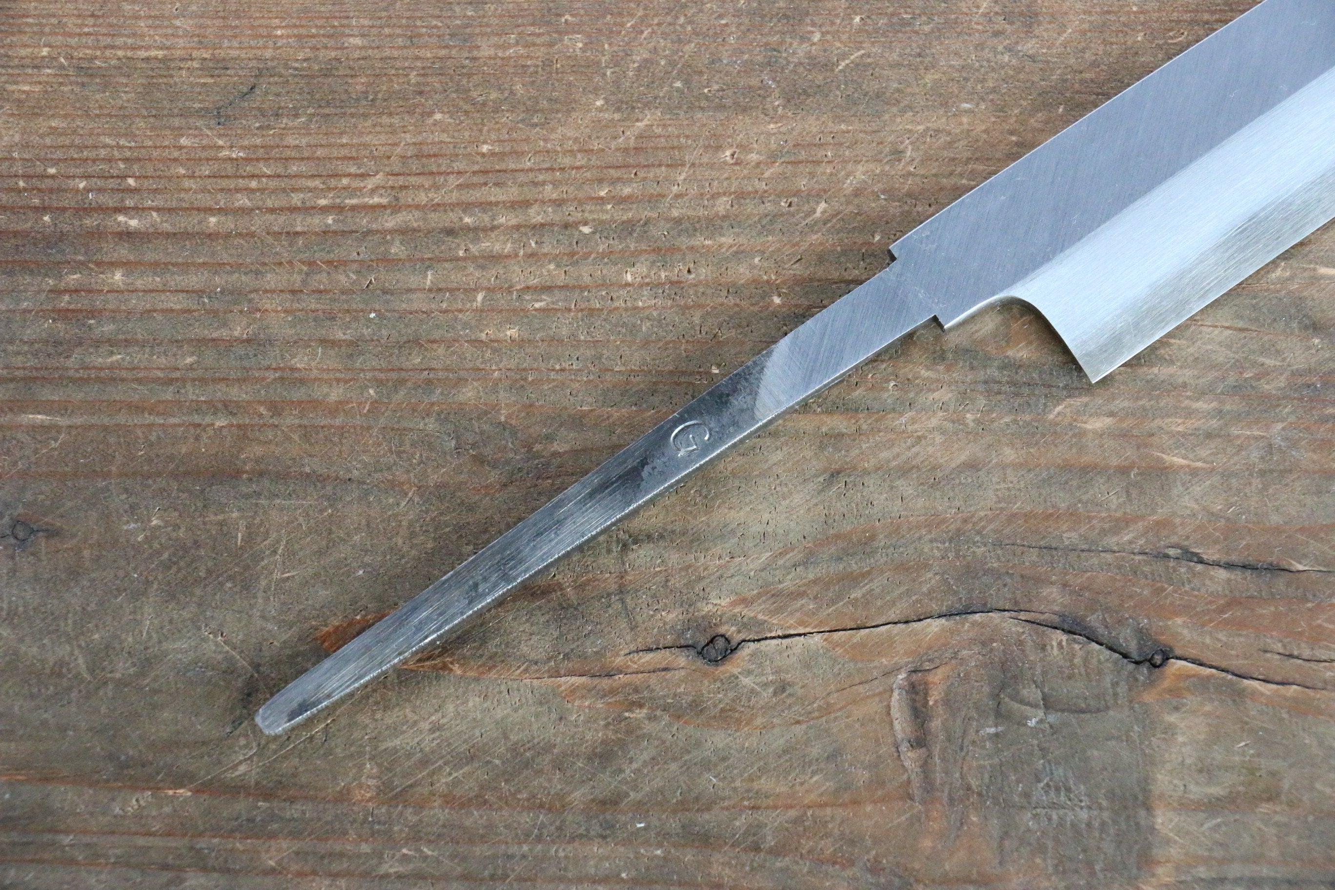 Minamoto Akitada Blue Steel No.1 DX Yanagiba 240mm (Blade only) - Japanny - Best Japanese Knife