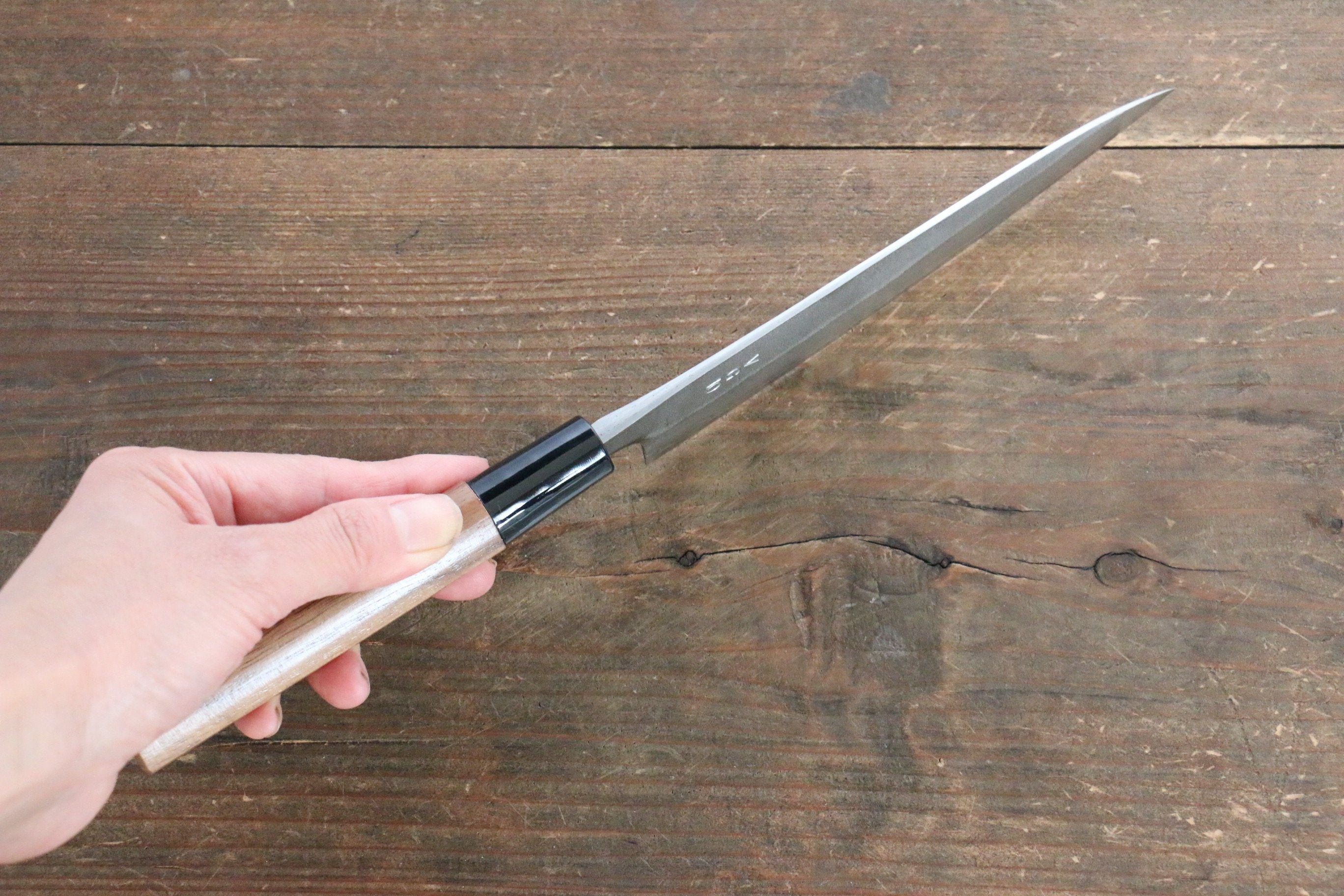 Nao Yamamoto VG10 Nashiji Petty-Utility 150mm Walnut Handle - Japanny - Best Japanese Knife