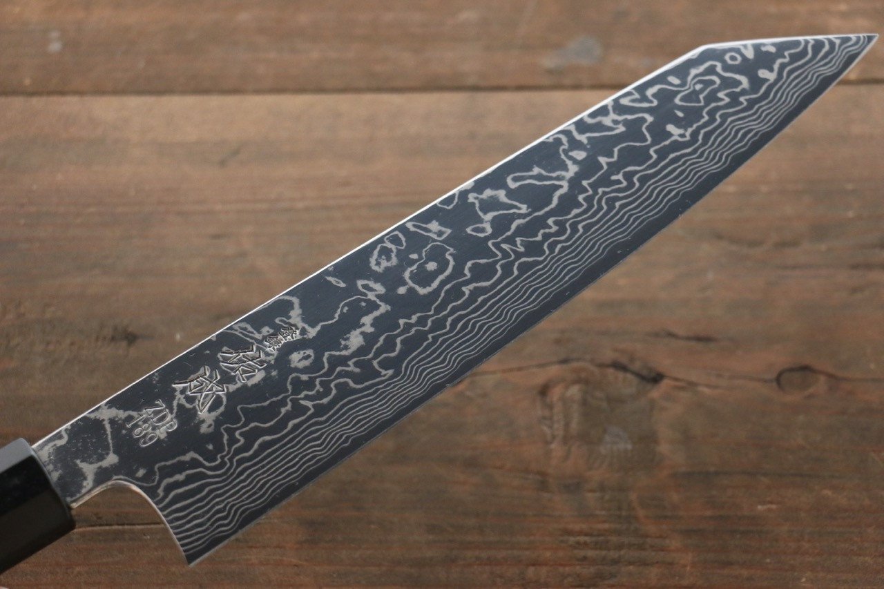Sukenari ZDP189 Damascus Kiritsuke Gyuto 240mm Shitan Handle - Japanny - Best Japanese Knife