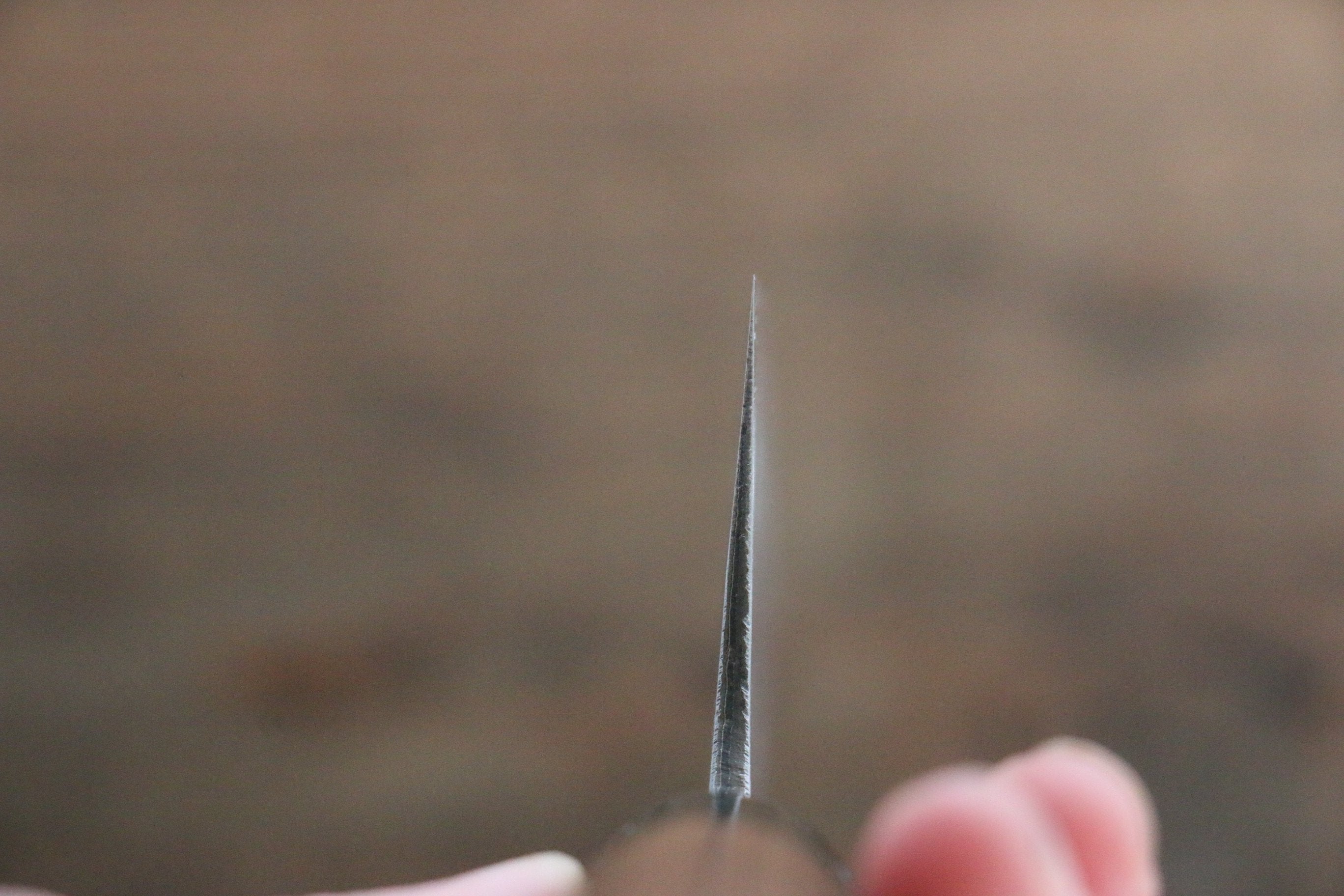 Nao Yamamoto Silver Steel No.3 Nashiji Santoku 165mm Walnut Handle - Japanny - Best Japanese Knife