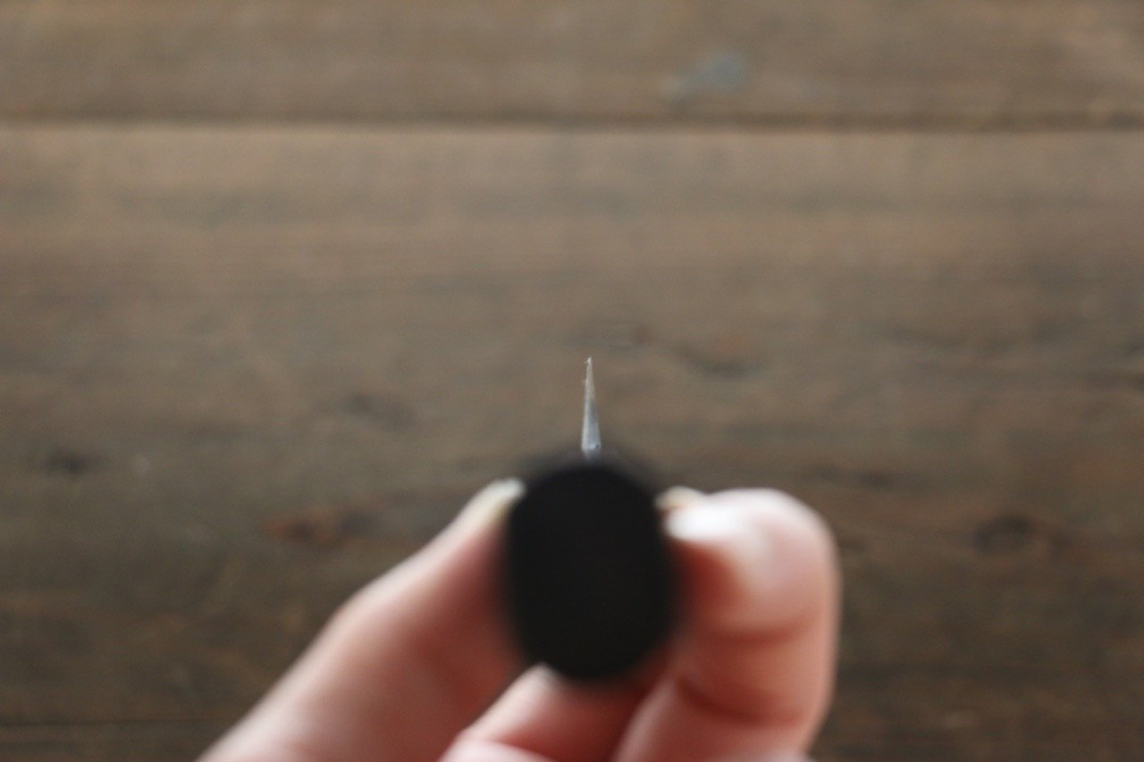 Hideo Kitaoka Blue Steel No.2 Damascus Yanagiba 210mm Shitan Handle - Japanny - Best Japanese Knife