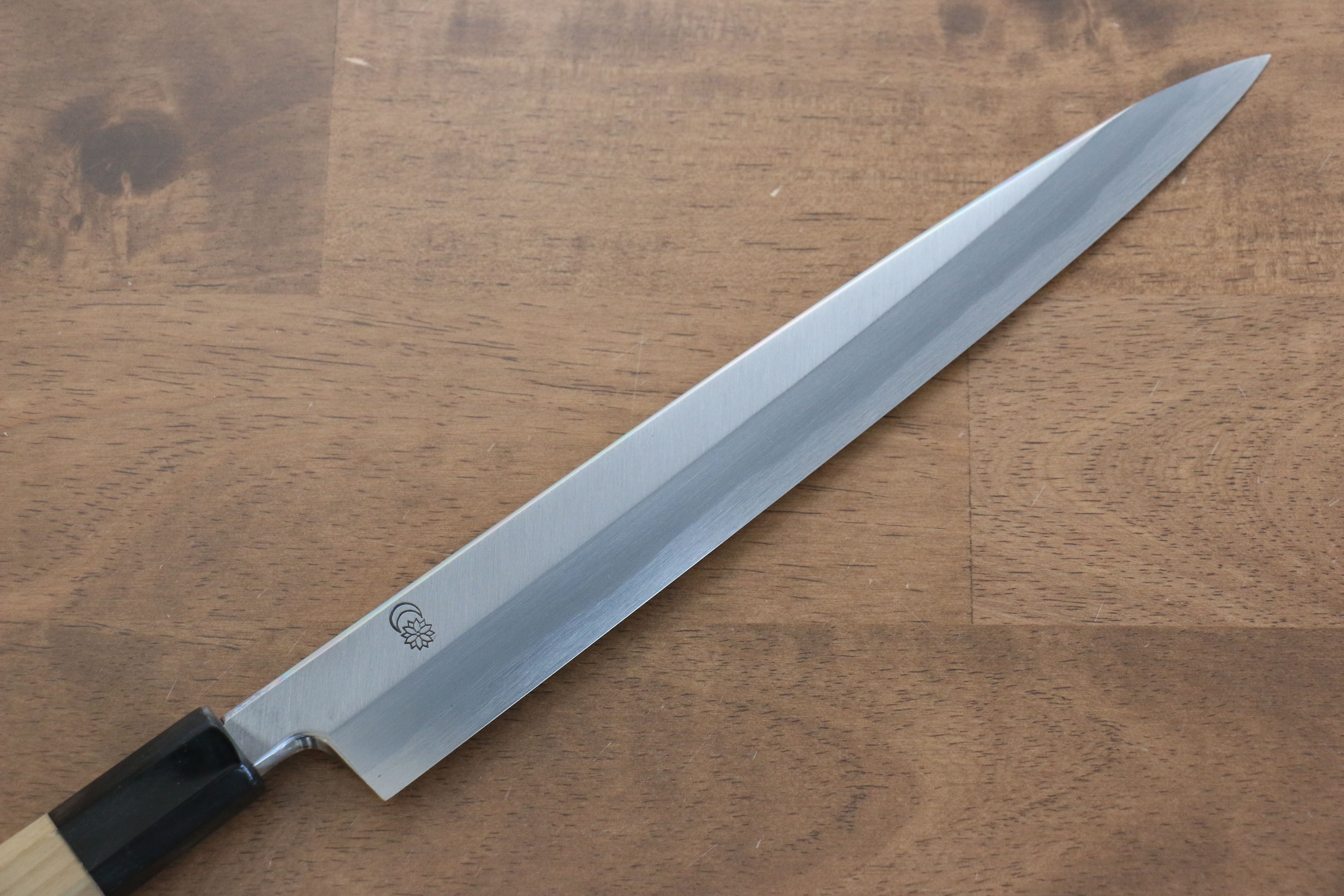 Kikuzuki White Steel No.2 Kasumitogi Yanagiba 240mm Magnolia Handle - Japanny - Best Japanese Knife