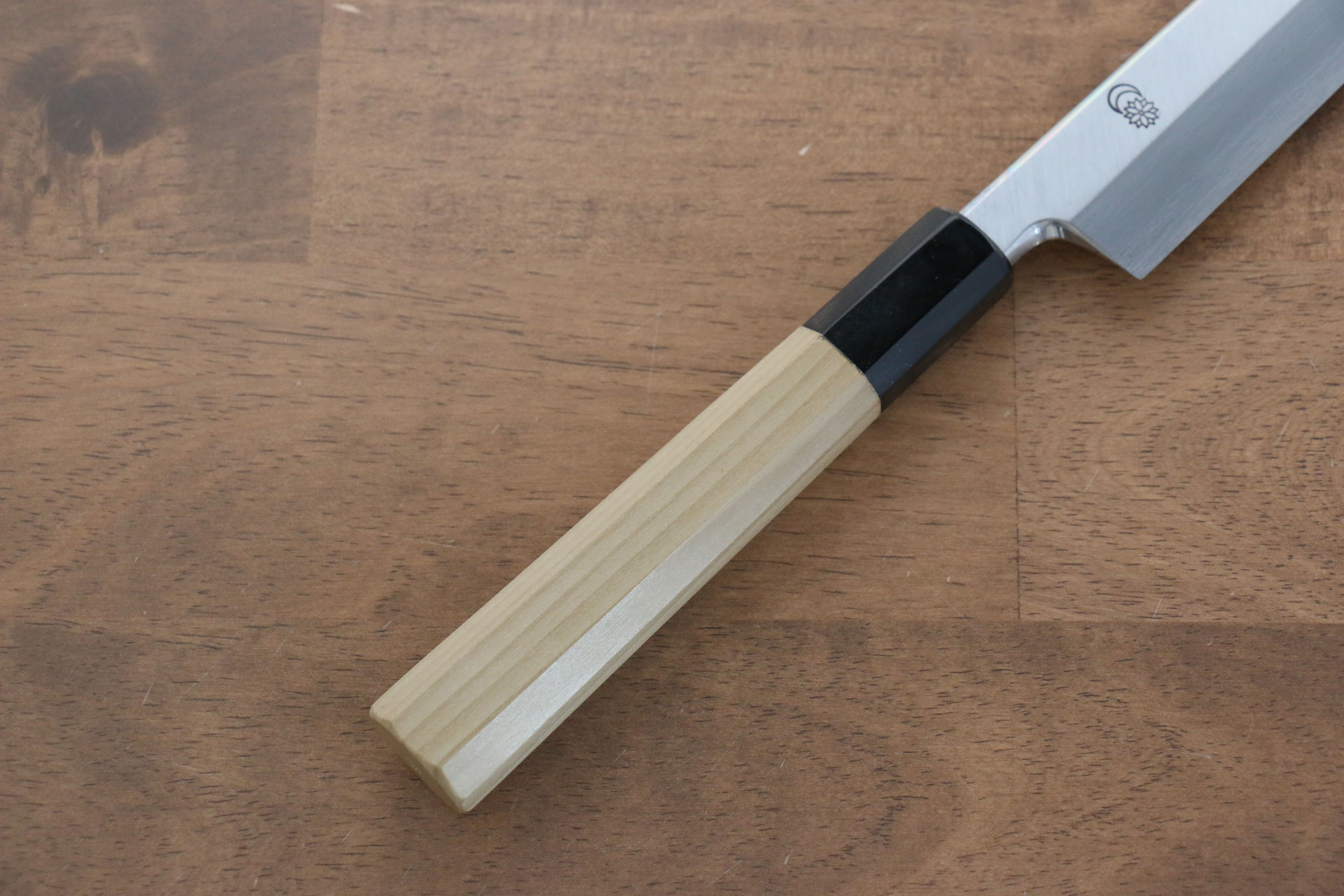 Kikuzuki White Steel No.2 Kasumitogi Yanagiba 240mm Magnolia Handle - Japanny - Best Japanese Knife