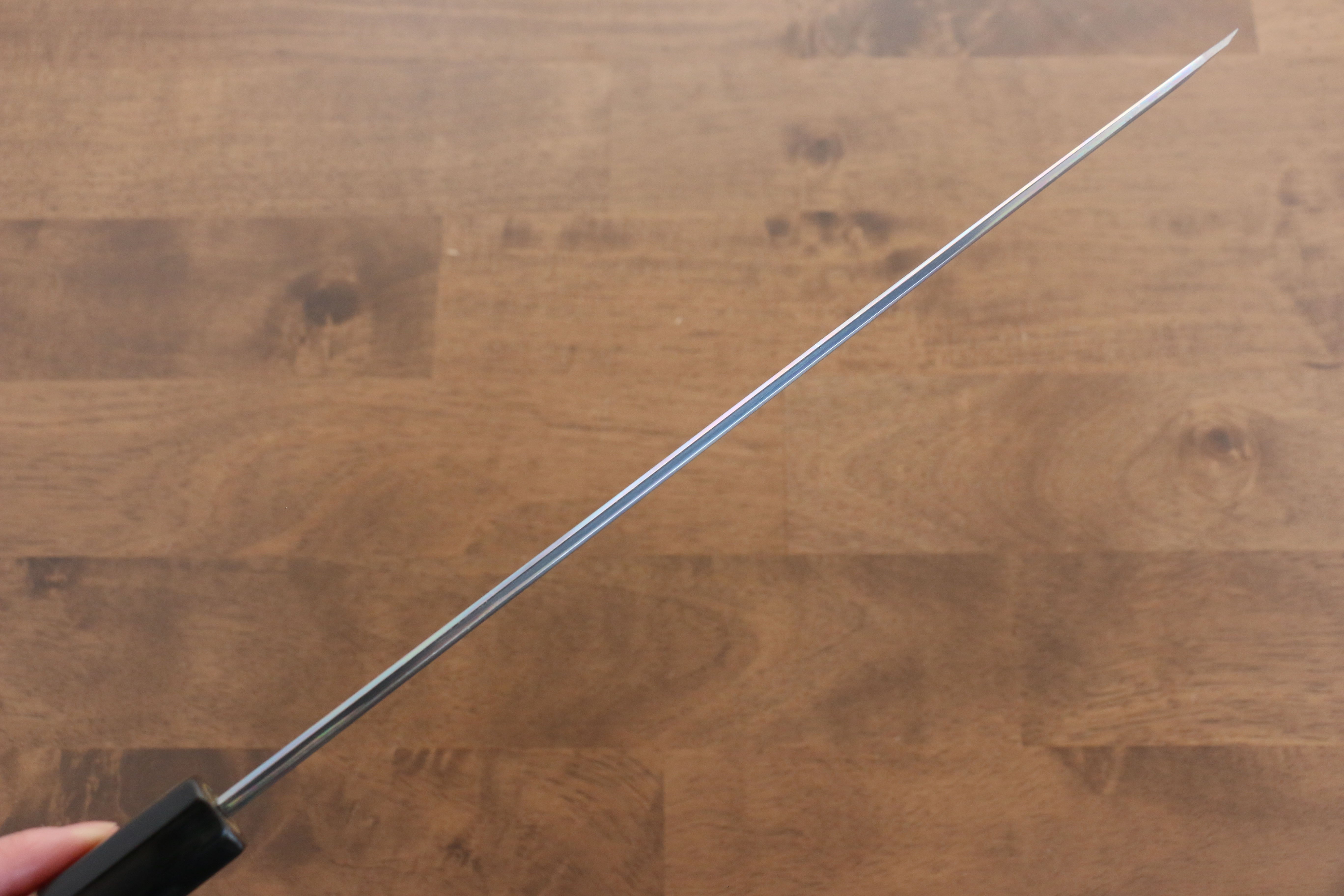 Kikuzuki White Steel No.2 Kasumitogi Kiritsuke Yanagiba 300mm Magnolia Handle - Japanny - Best Japanese Knife