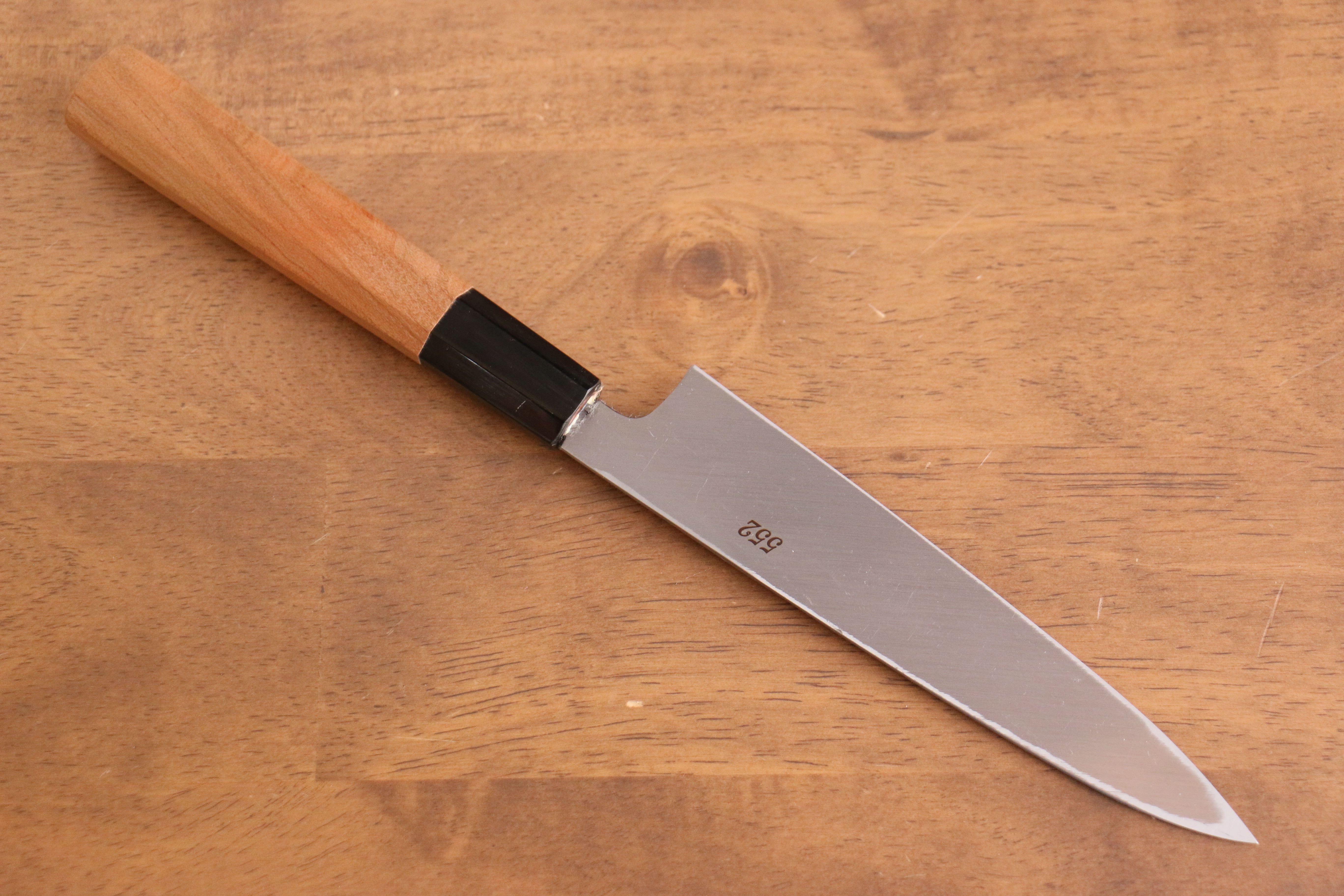 Tessen by Tanaka Tamahagane Petty-Utility 145mm Wild Cherry Handle - Japanny - Best Japanese Knife
