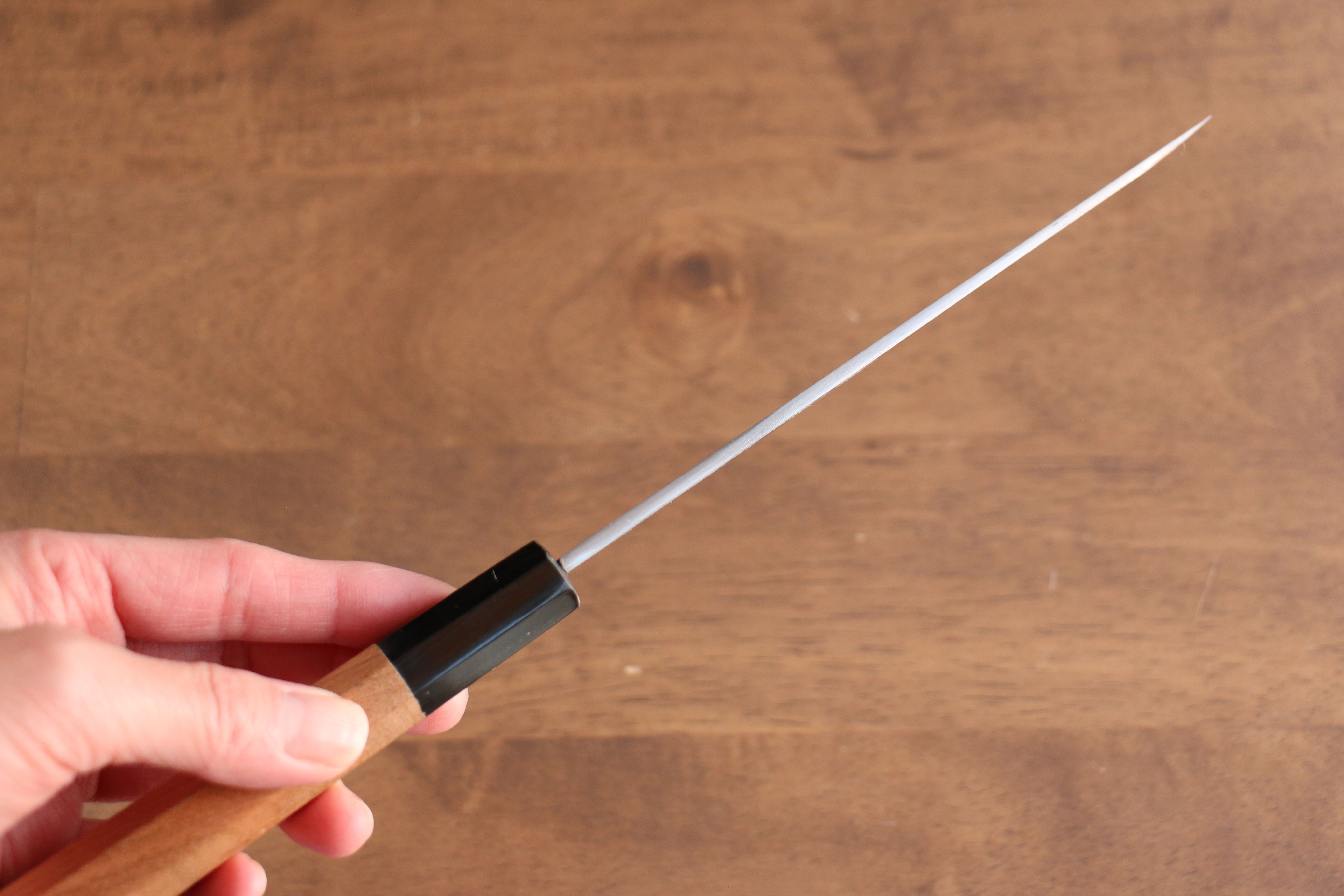 Tessen by Tanaka Tamahagane Petty-Utility 145mm Wild Cherry Handle - Japanny - Best Japanese Knife