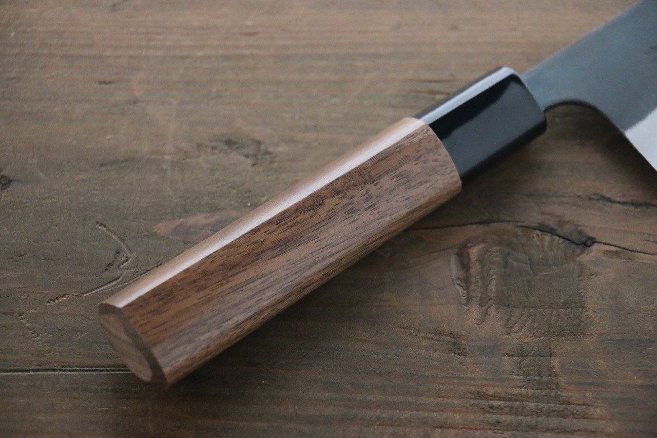 Nao Yamamoto Blue Steel No.2 Kurouchi Santoku 165mm - Japanny - Best Japanese Knife