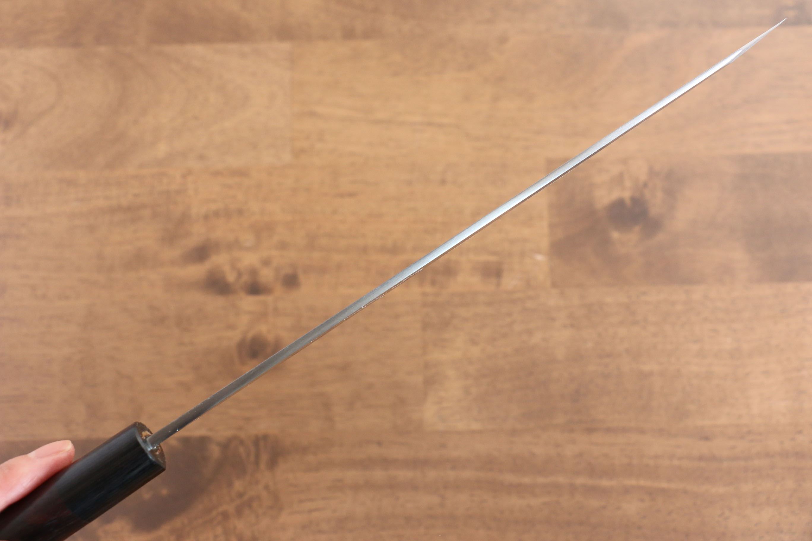 Jikko White Steel No.2 Kiritsuke Yanagiba 240mm Shitan Handle - Japanny - Best Japanese Knife