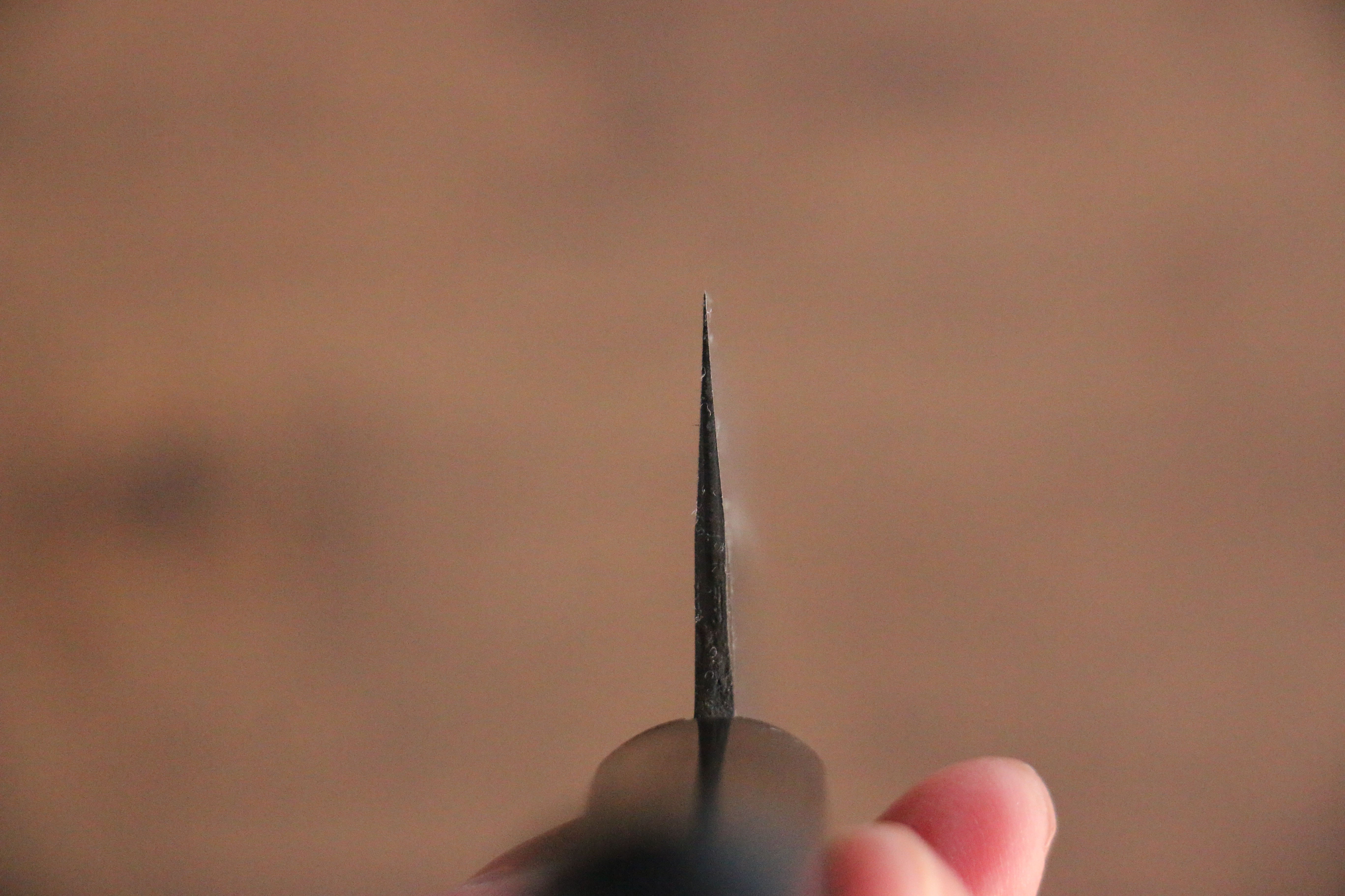 Nao Yamamoto White Steel No.2 Kurouchi Gyuto 180mm Black Pakka wood Handle - Japanny - Best Japanese Knife