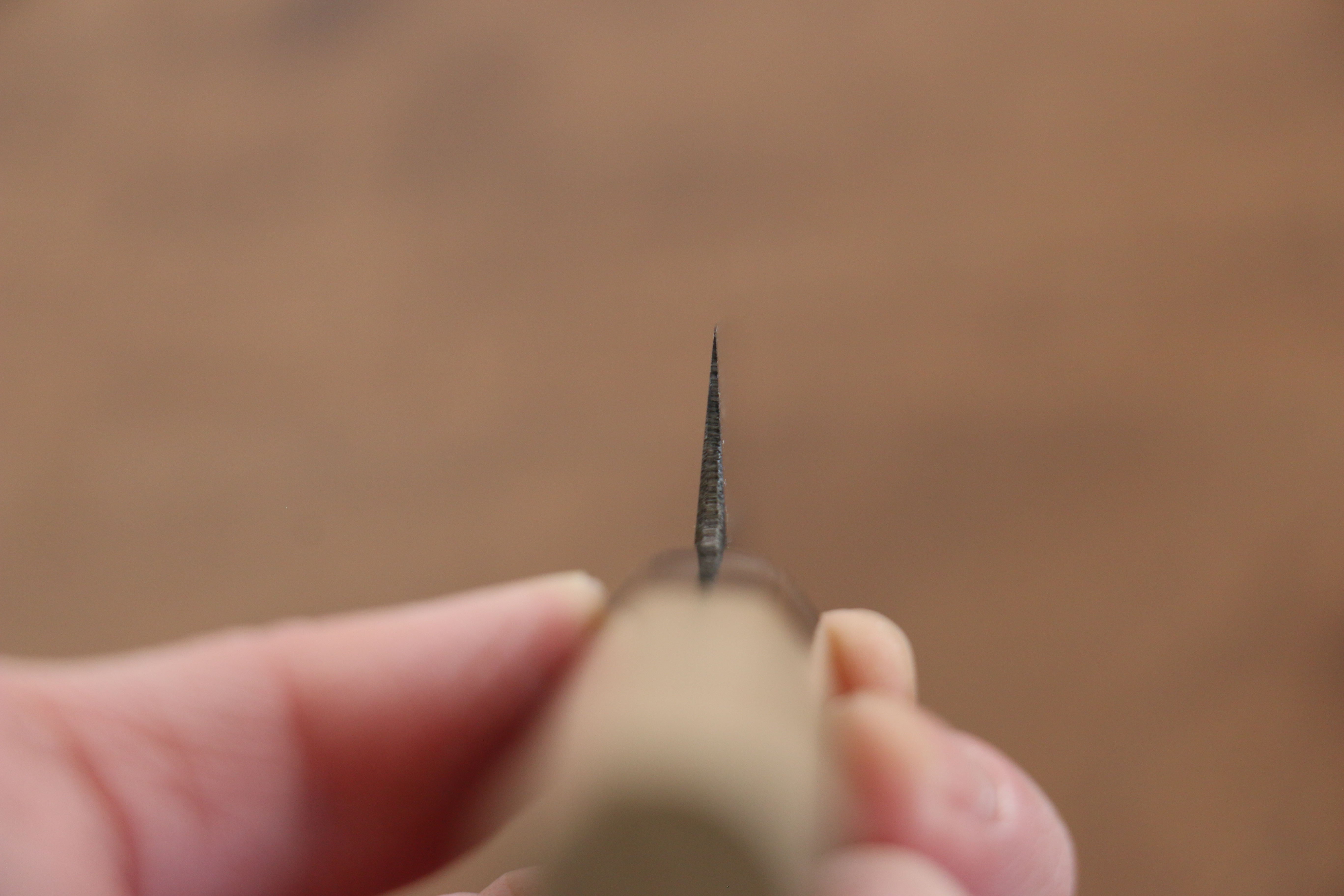 Kikuzuki White Steel No.2 Black Finished Petty-Utility 150mm Magnolia Handle - Japanny - Best Japanese Knife