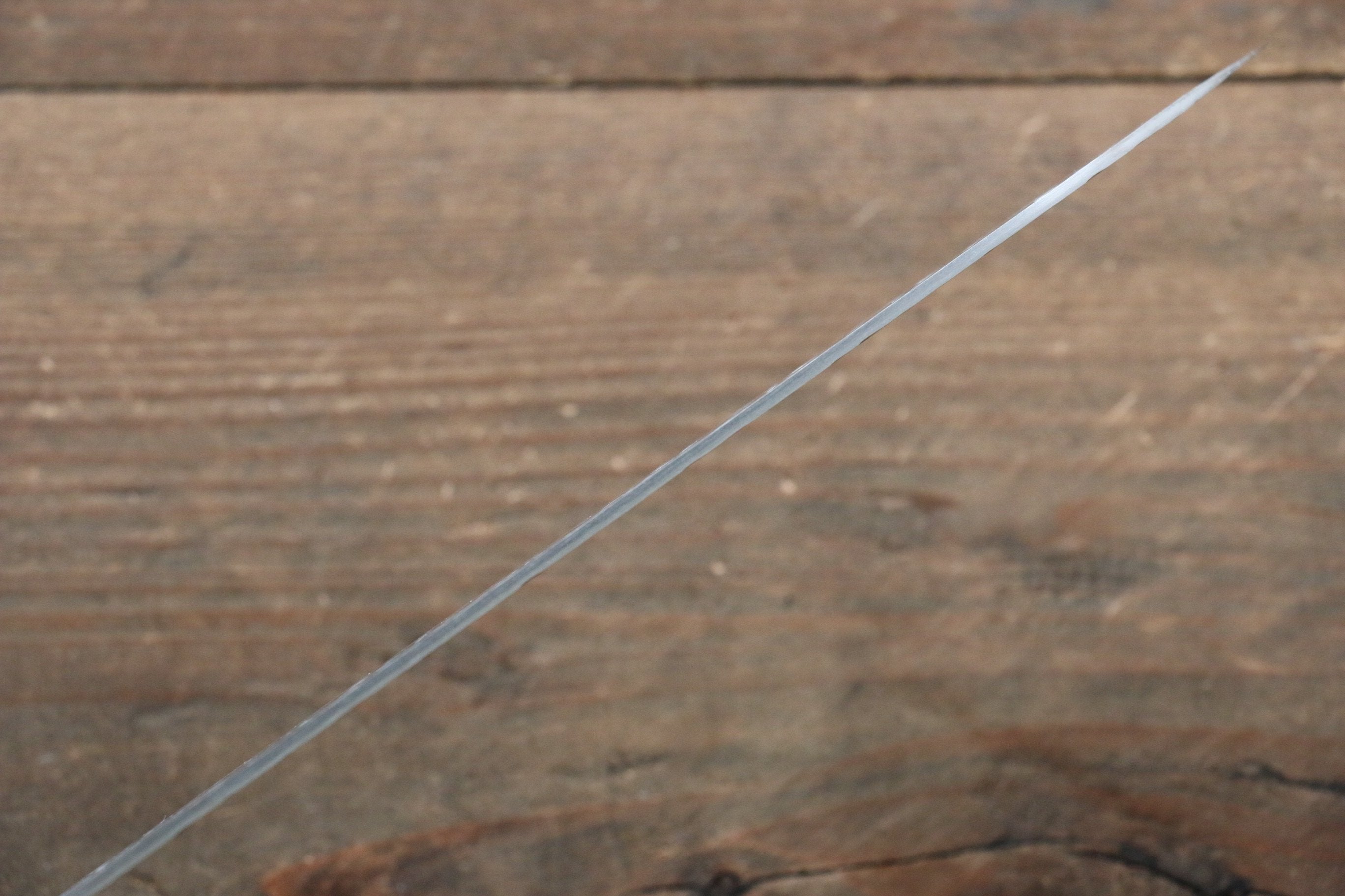 Takamura Knives Chromax Steel Hammered Santoku 170mm with Black Pakka wood Handle - Japanny - Best Japanese Knife