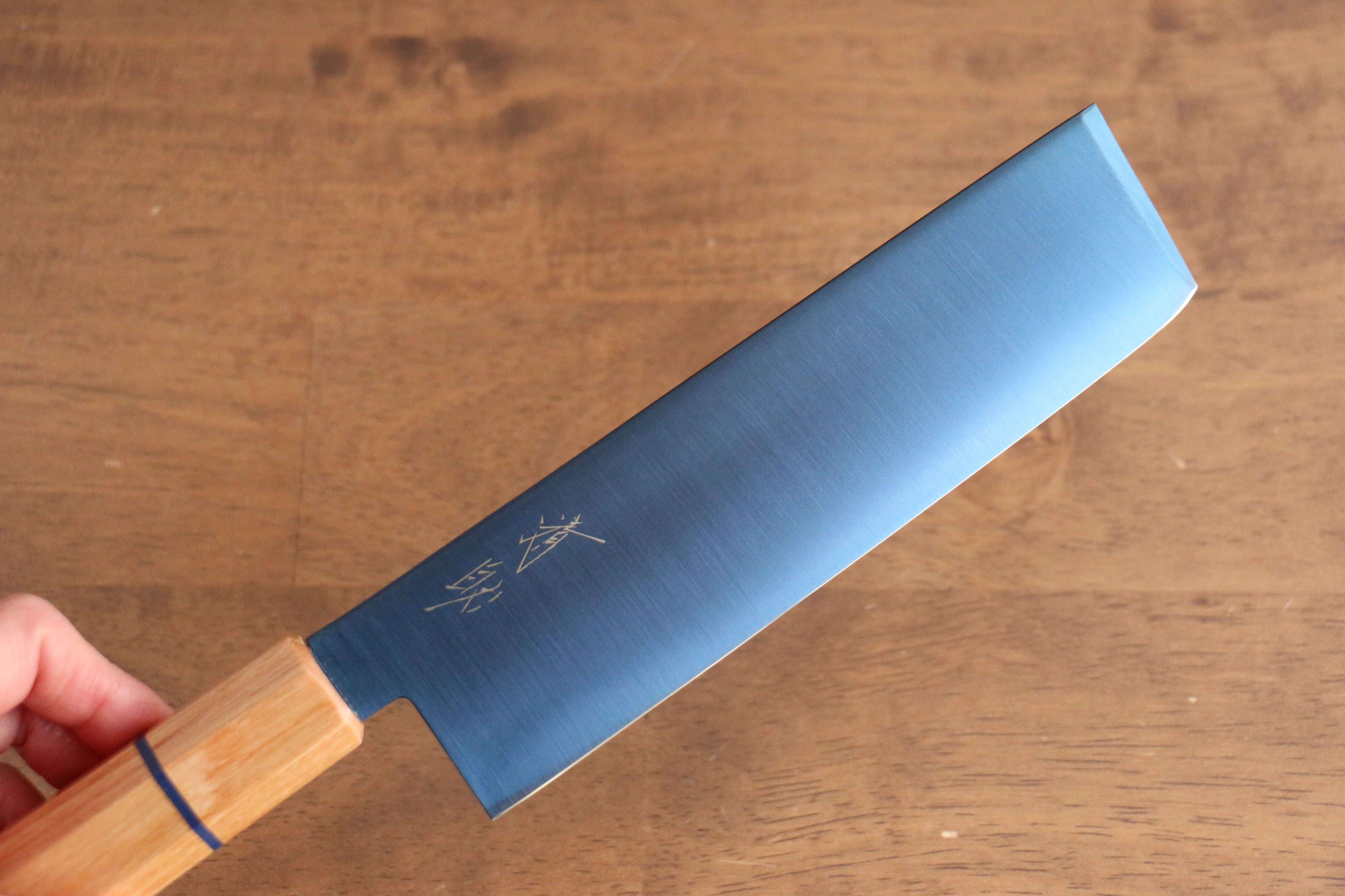 Seisuke SK-85 Ion plating Nakiri 175mm White wood Handle - Japanny - Best Japanese Knife